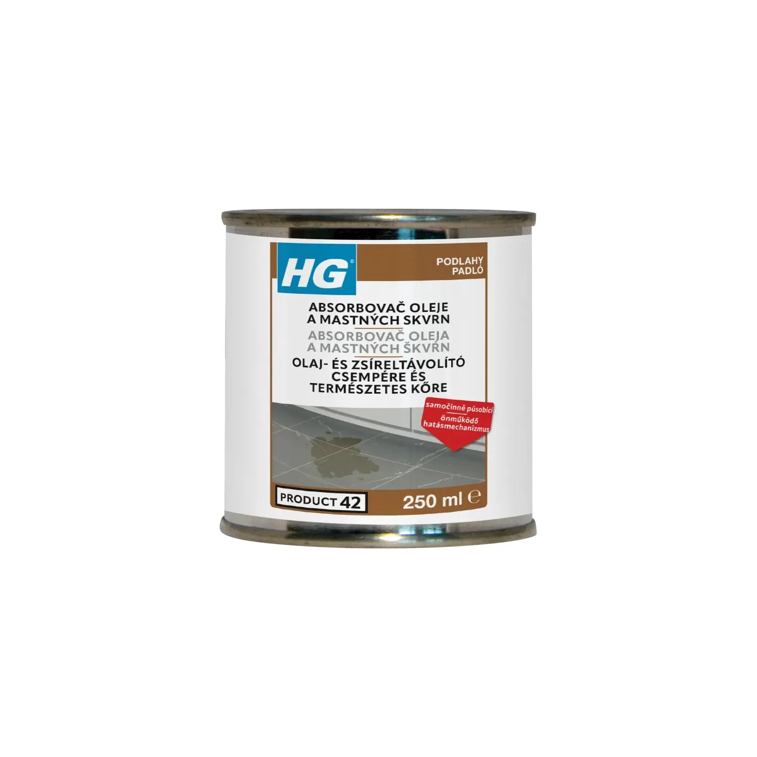 HG Asorbovač oleje a mastných skvrn 250 ml
