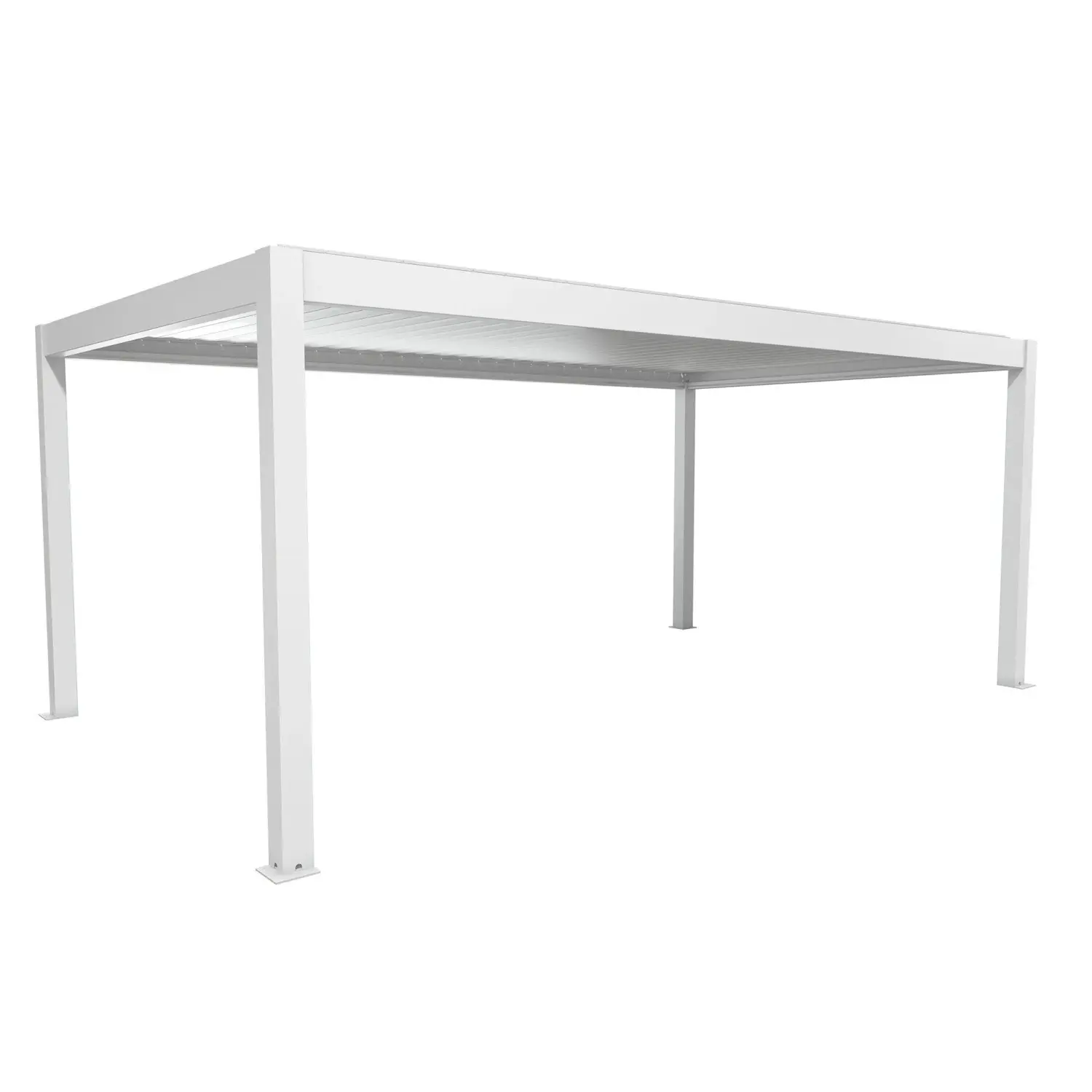 Biohort Pergola 6 x 3,5 bílá/stříbrná 608 x 367,5 cm