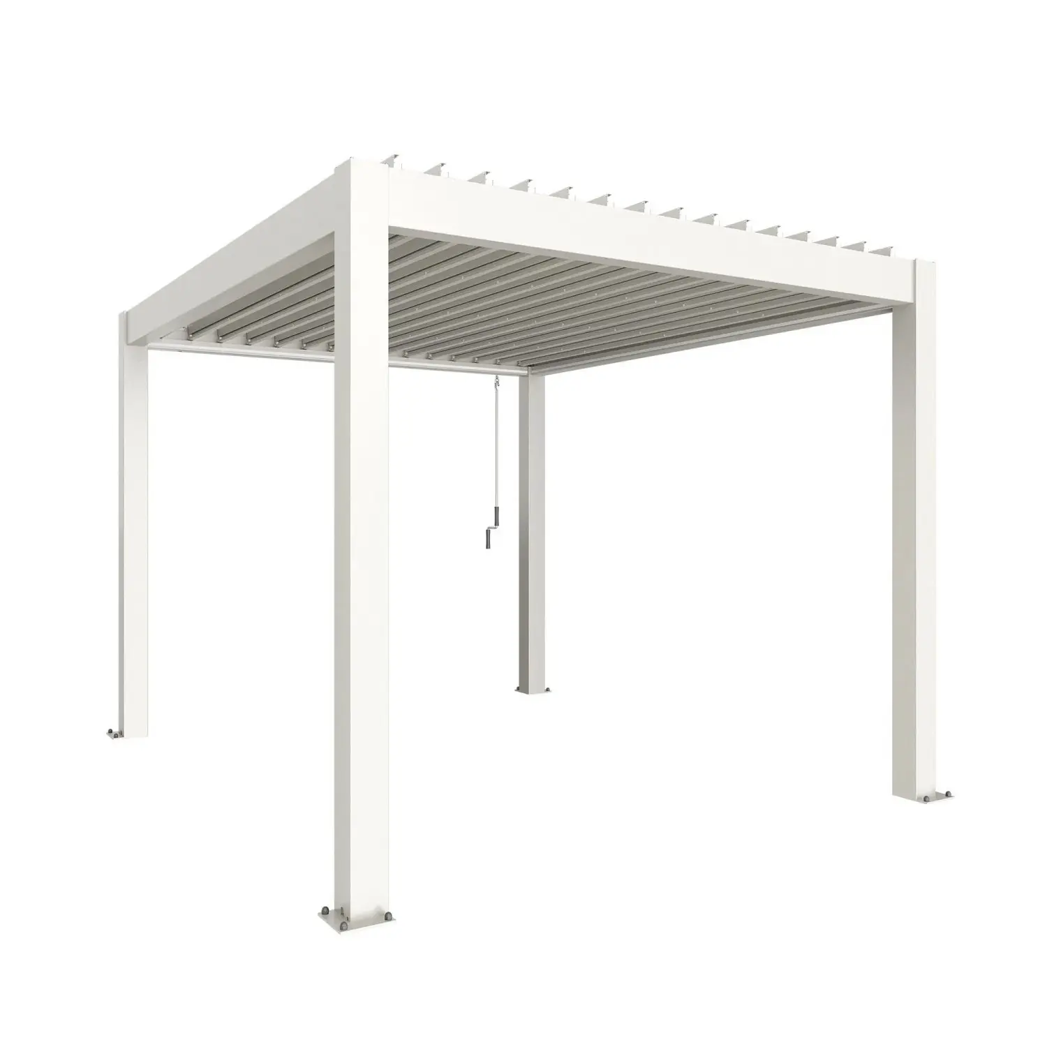 Biohort Pergola 3 x 3,5 bílá 312 x 367,5 cm