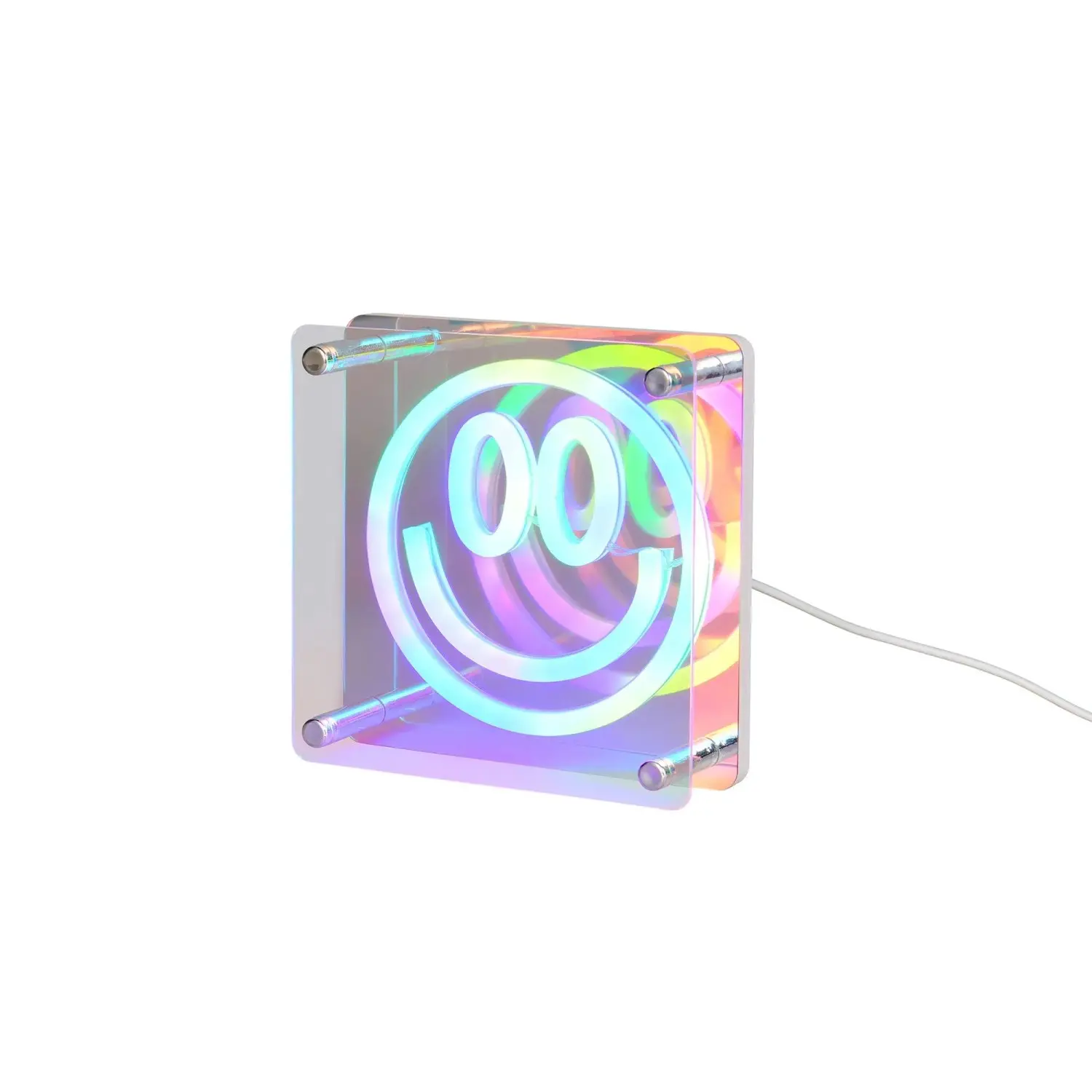 Reality Dekorativní stolní LED lampa Anelli 4W, bílá, 14,5 x 14,55 x 5 cm