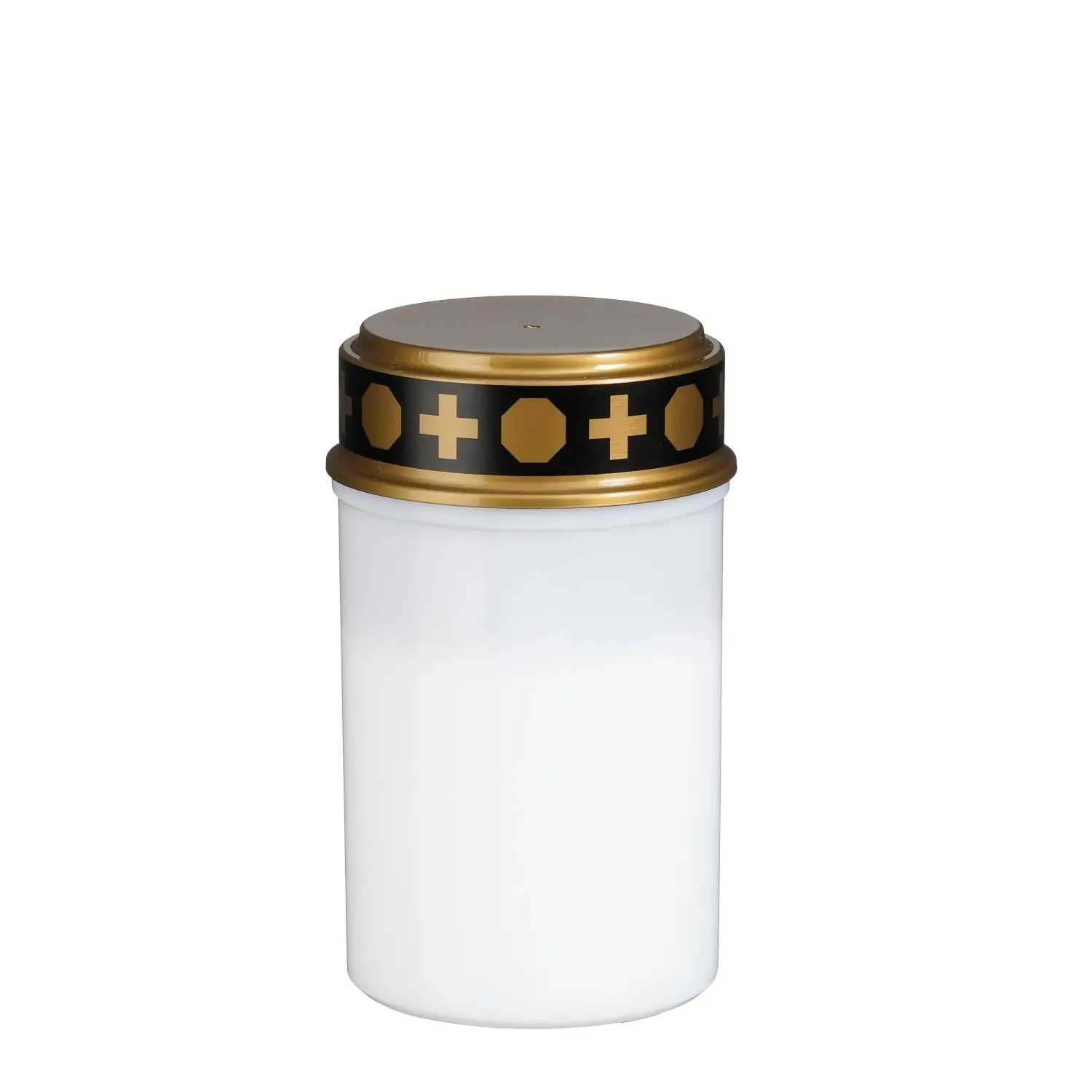 Luca Lighting LED svíčka na hrob, bílá, pr. 7,5 x 12,5 cm