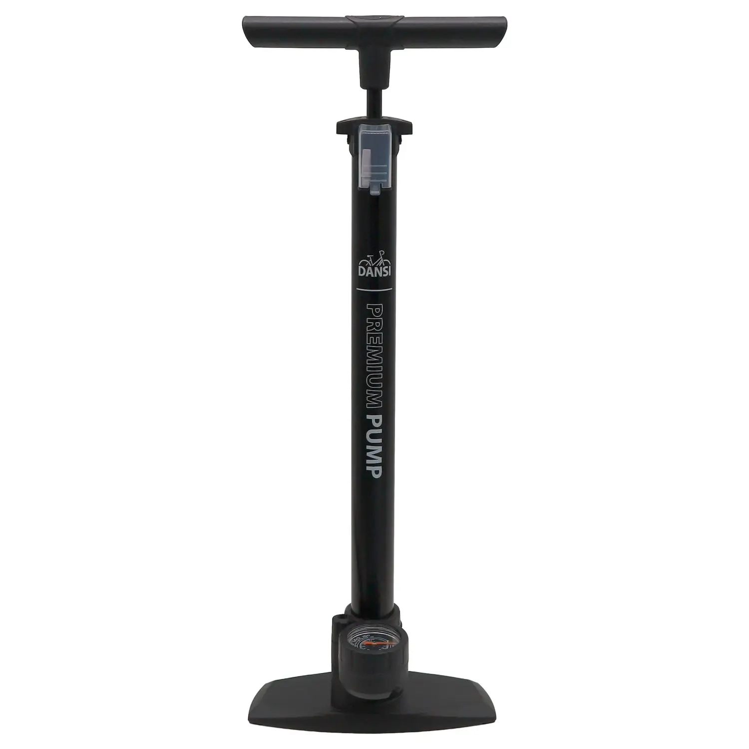 DANSI Cyklistická nožní pumpa BASIC s manometrem