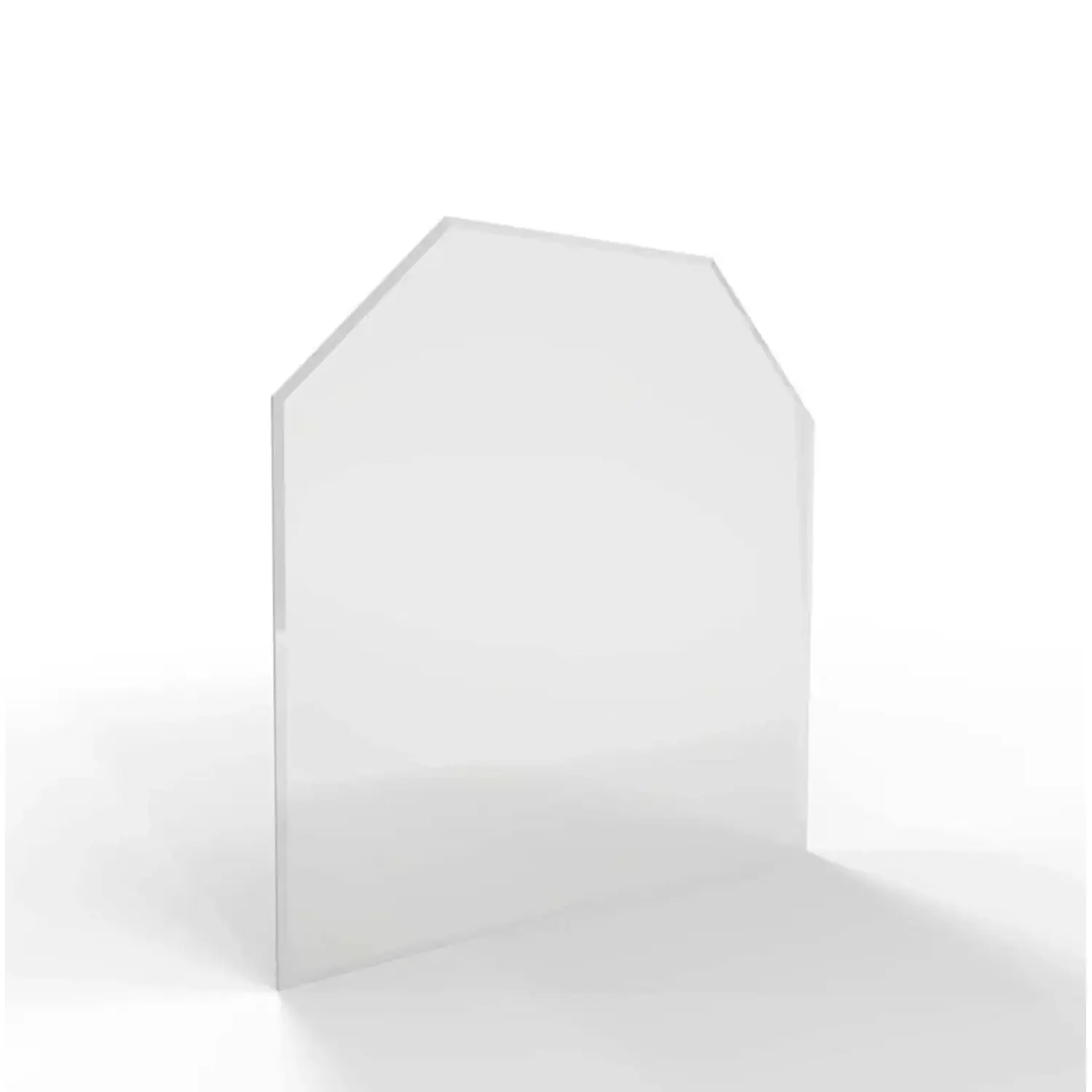 HS Flamingo Sklo pod kamna šestihran, čiré, 1000 x 1000 x 6 mm
