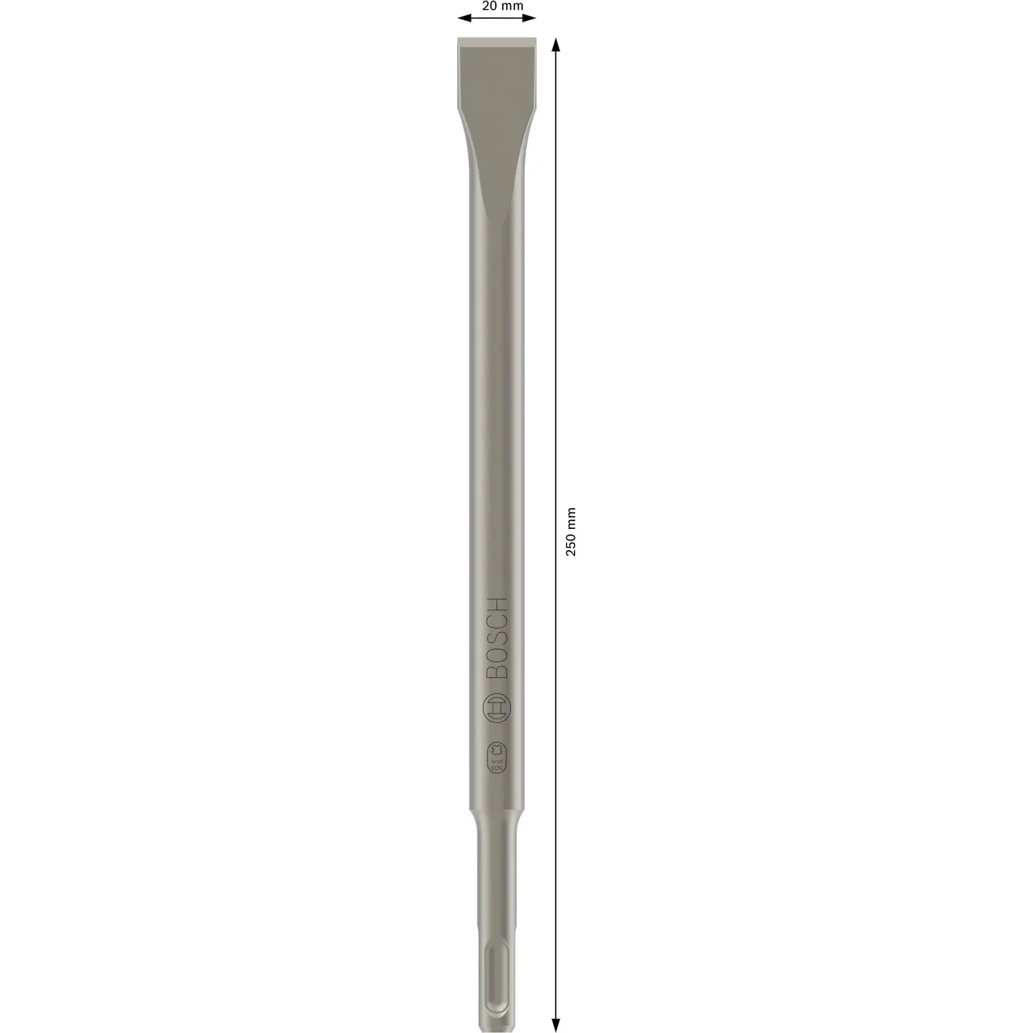 Bosch Plochý sekáč PRO SDS PLUS-4C 20 x 250 mm