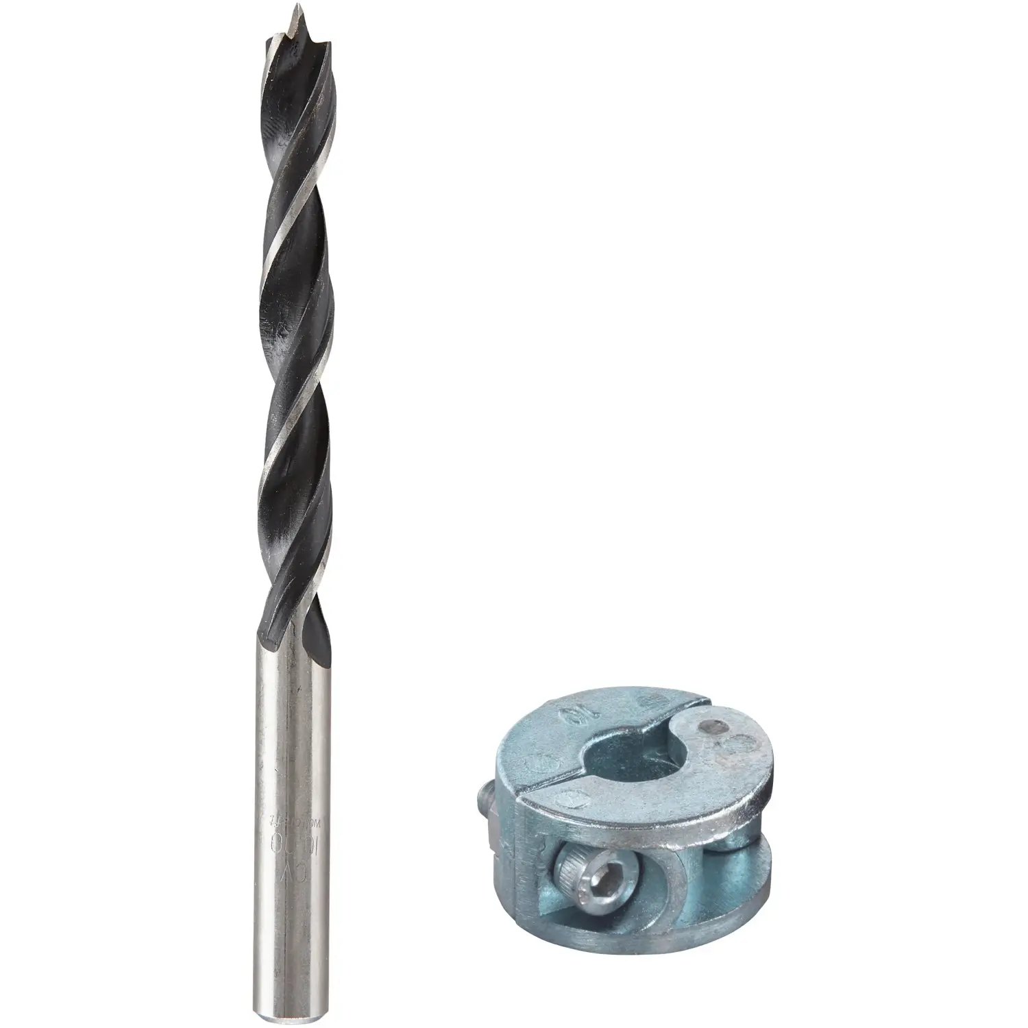 wolfcraft Spirálový vrták do dřeva s omezovačem hloubky vrtání, pr. 10 mm