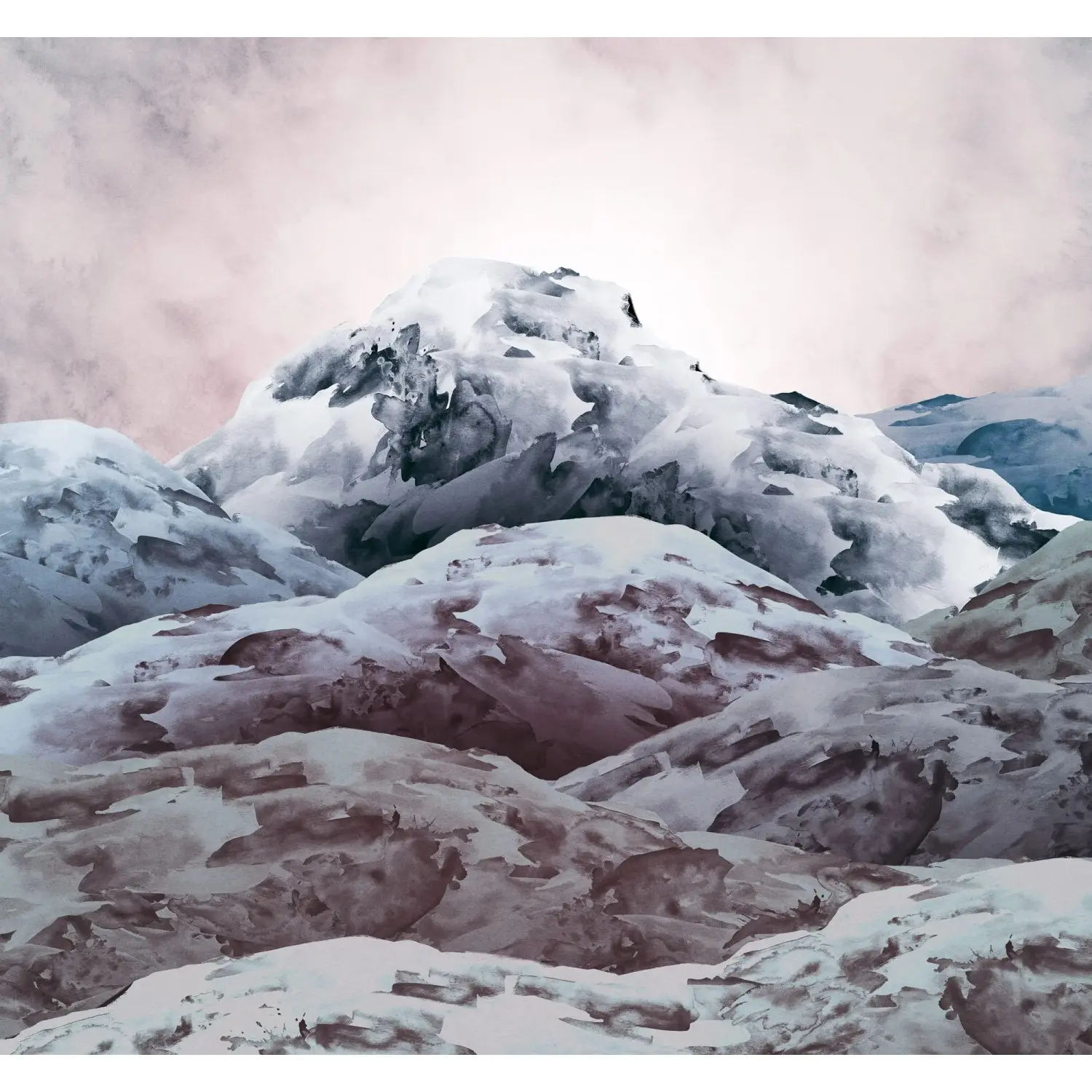 Komar Vliesová fototapeta Shadow Mountain 300 x 280 cm