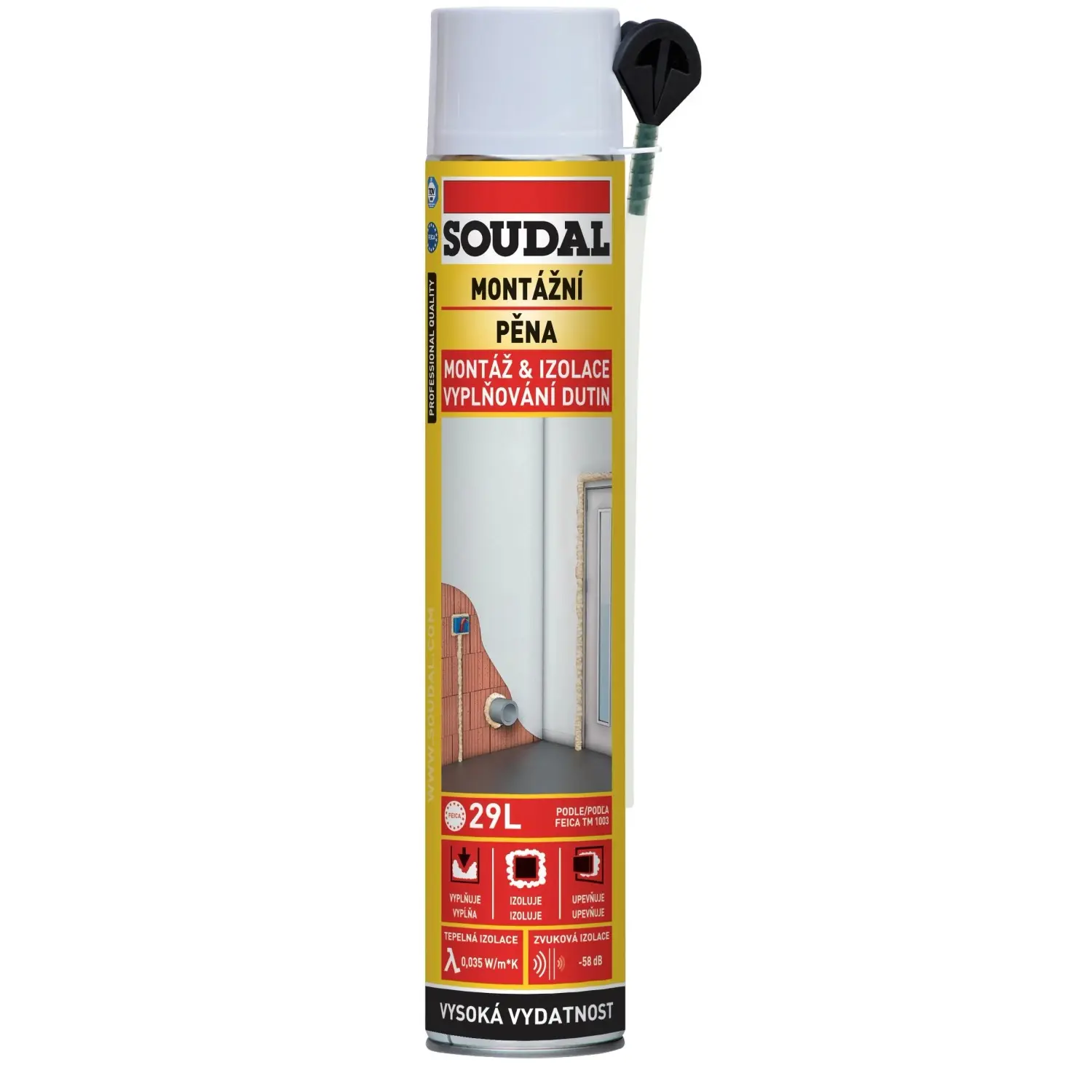 SOUDAL Montážní pěna 500 ml