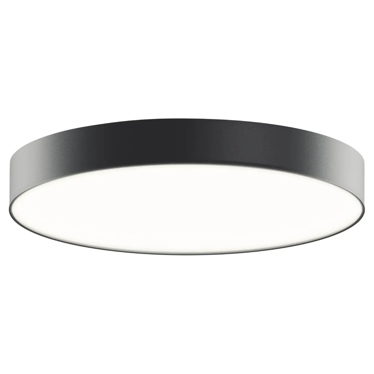 EURAKLES LED stropní svítidlo BRENDA 18W 1980lm 4000K IP44 antracit pr. 17x3,5cm