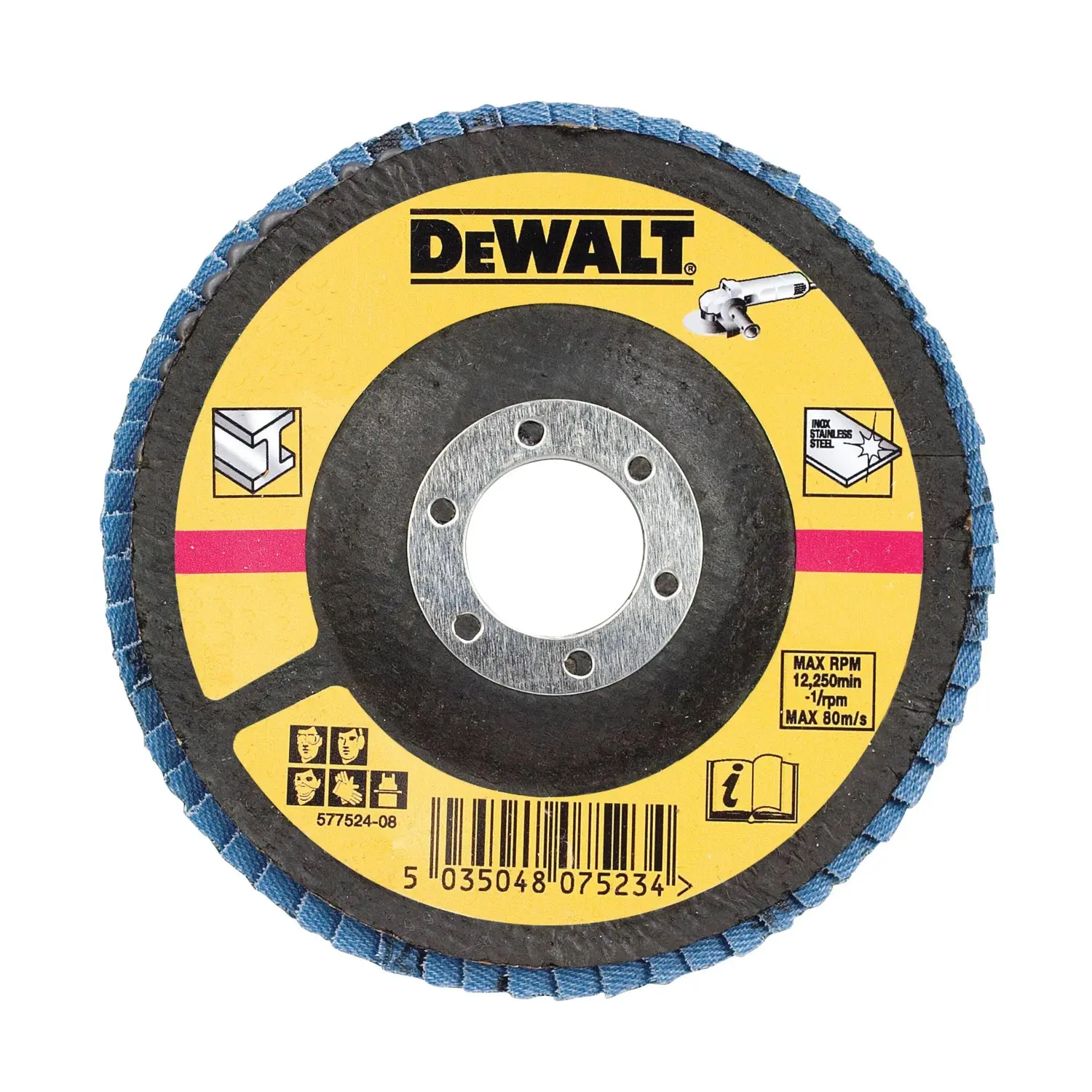 DeWALT Lamelový brusný kotouč DT3267 P80, pr. 125 x 22,23 mm