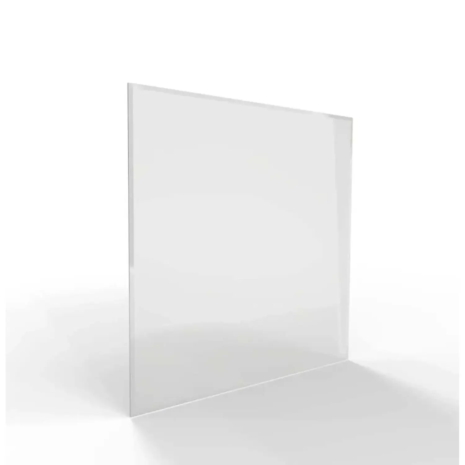 HS Flamingo Sklo pod kamna čtverec, čiré, 1000 x 1000 x 6 mm