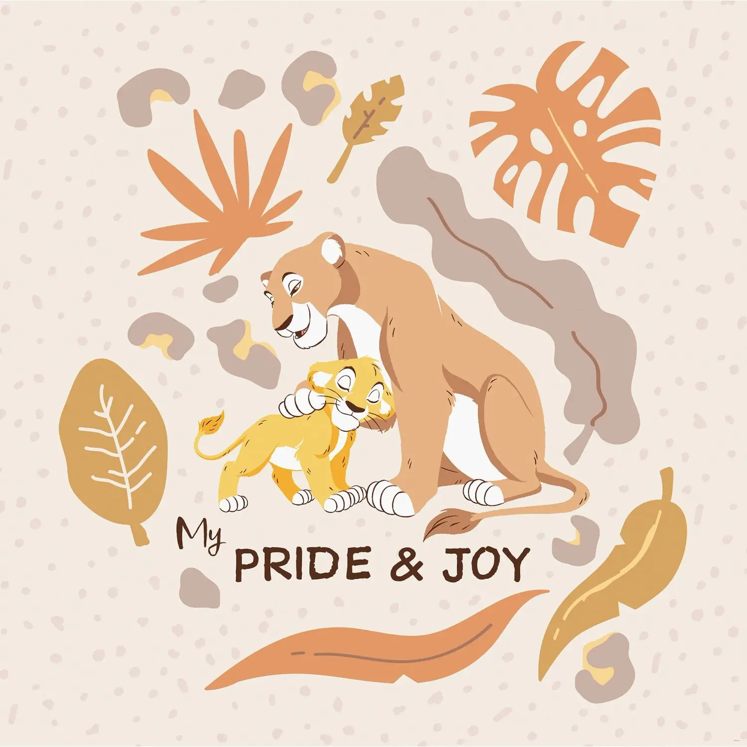 Komar Vliesová fototapeta Disney The Lion King My Pride And Joy 250 x 250 cm