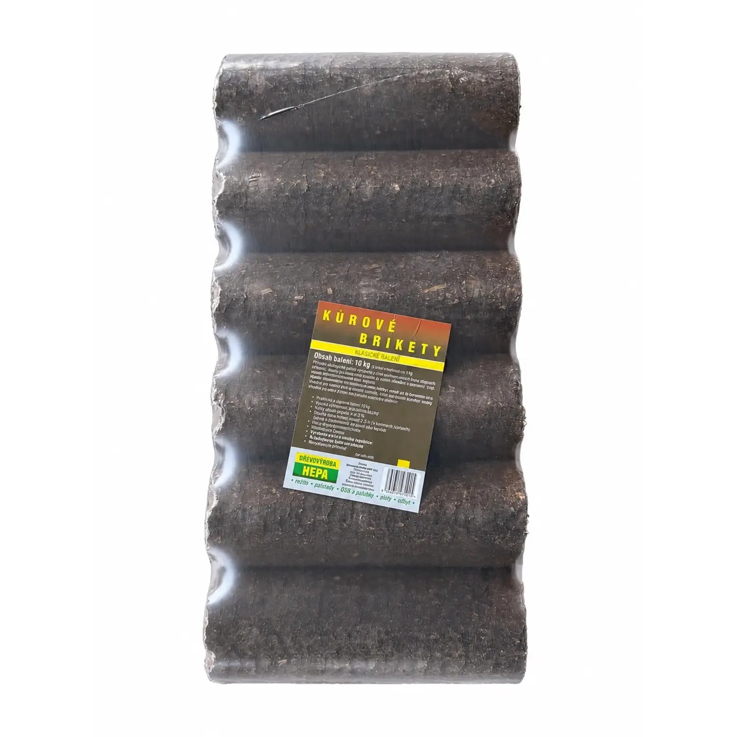 HEPA Kůrové brikety, 10 kg