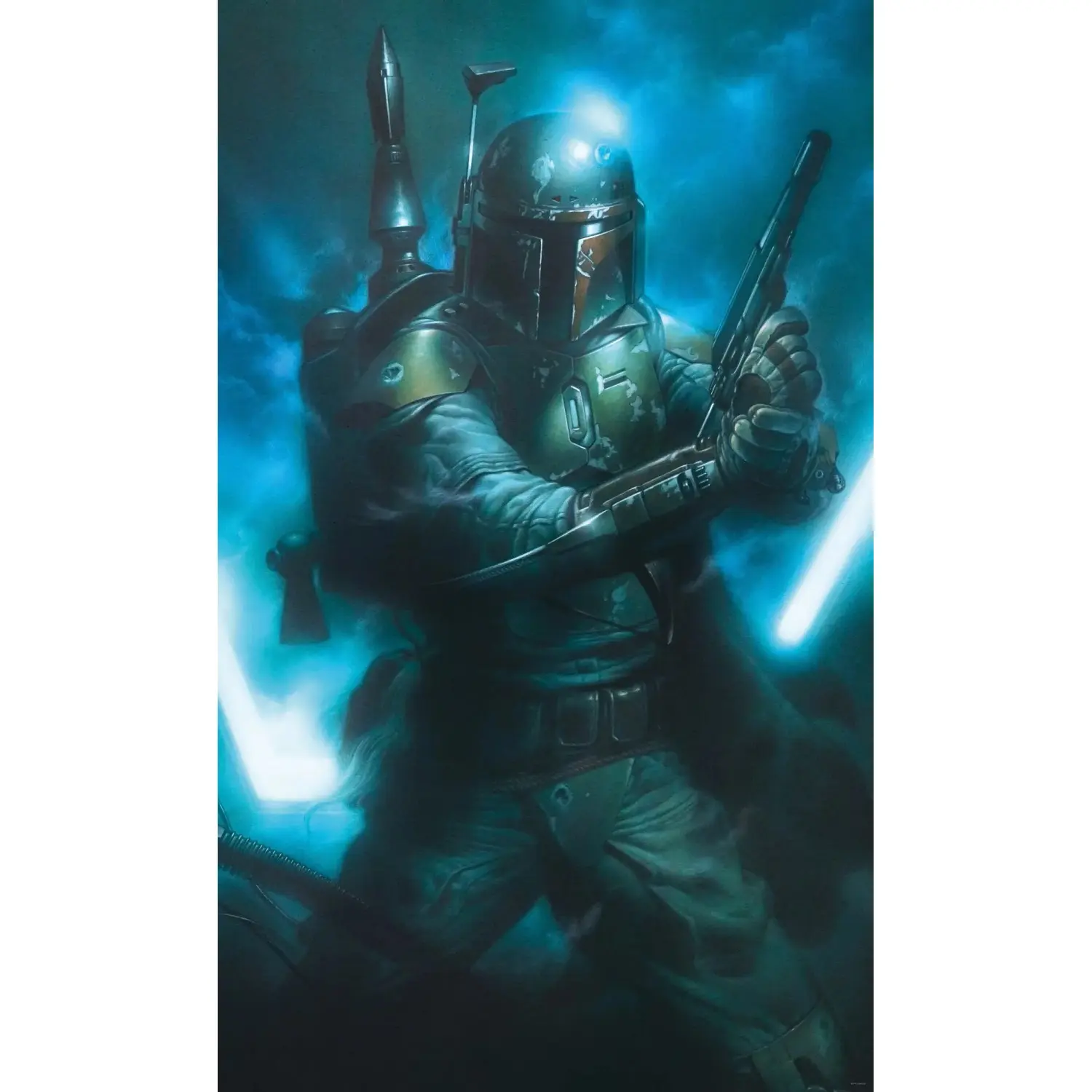 Komar Vliesová fototapeta Star Wars Classic Bounty Hunter 150 x 280 cm
