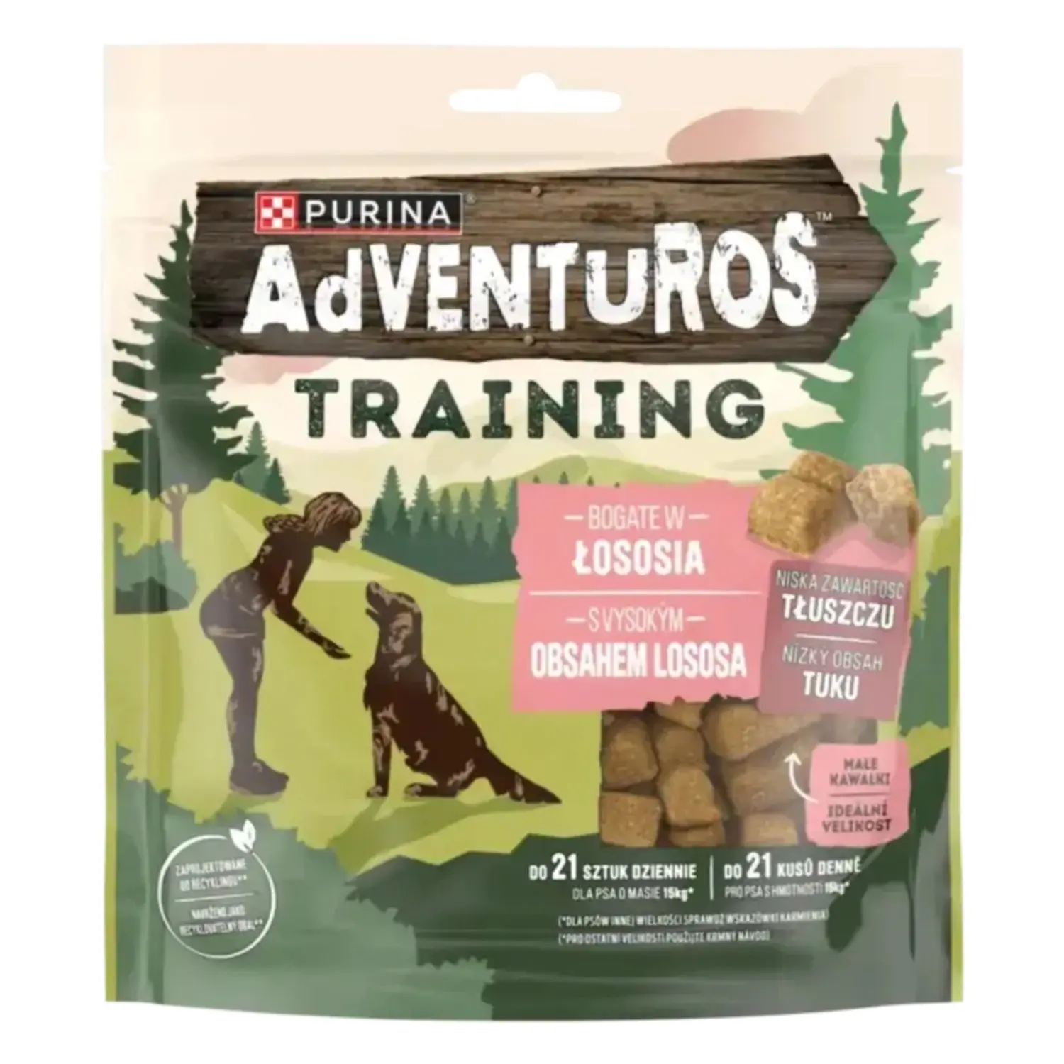 Purina AdVENTuROS Tréninkové pochoutky pro psy s příchutí lososa, 115 g