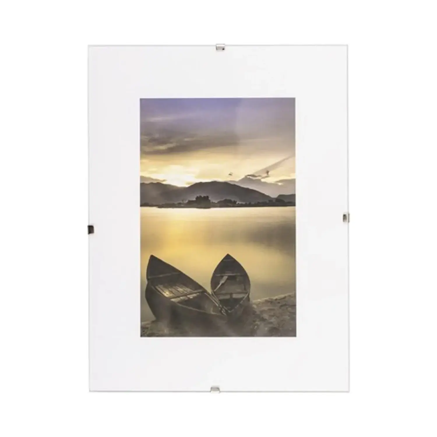 Bondecor Fotorámeček kliprám/sklo 18 x 24 cm