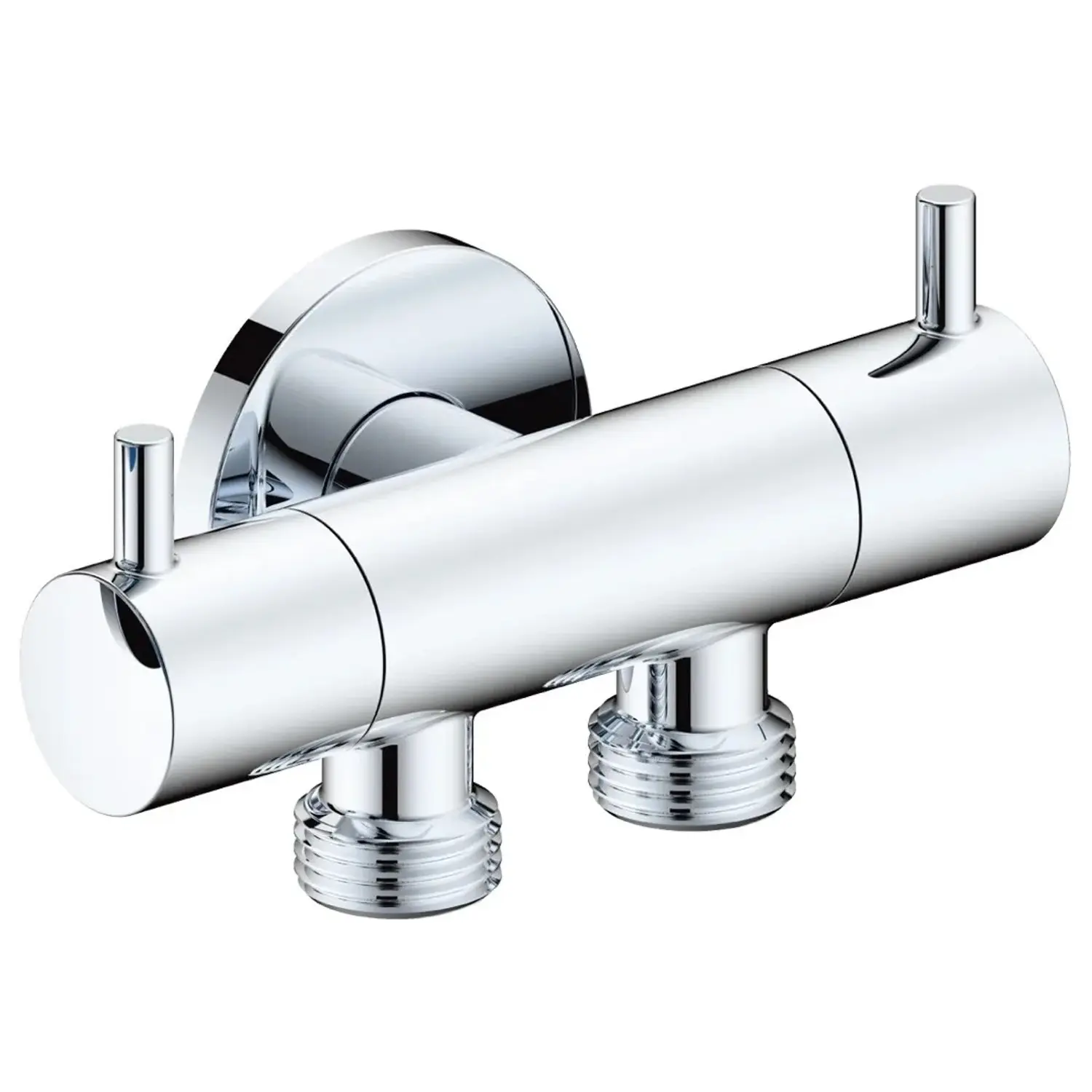 Dvojventil chrom M1/2" x M3/8" x M3/8"