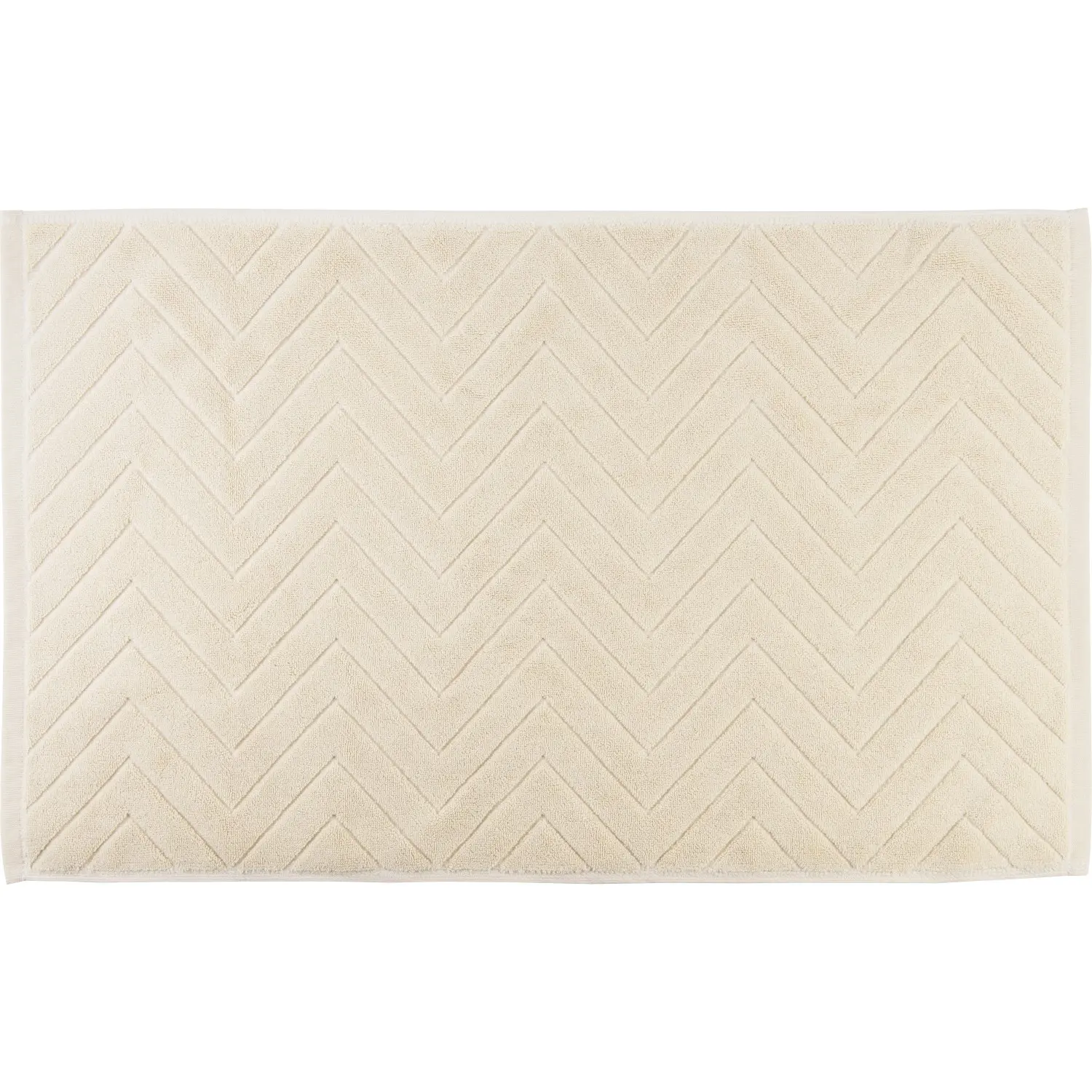 baliv Koupelnová předložka z bavlny, Cosy Wave Trend, béžová, 75 x 45 cm