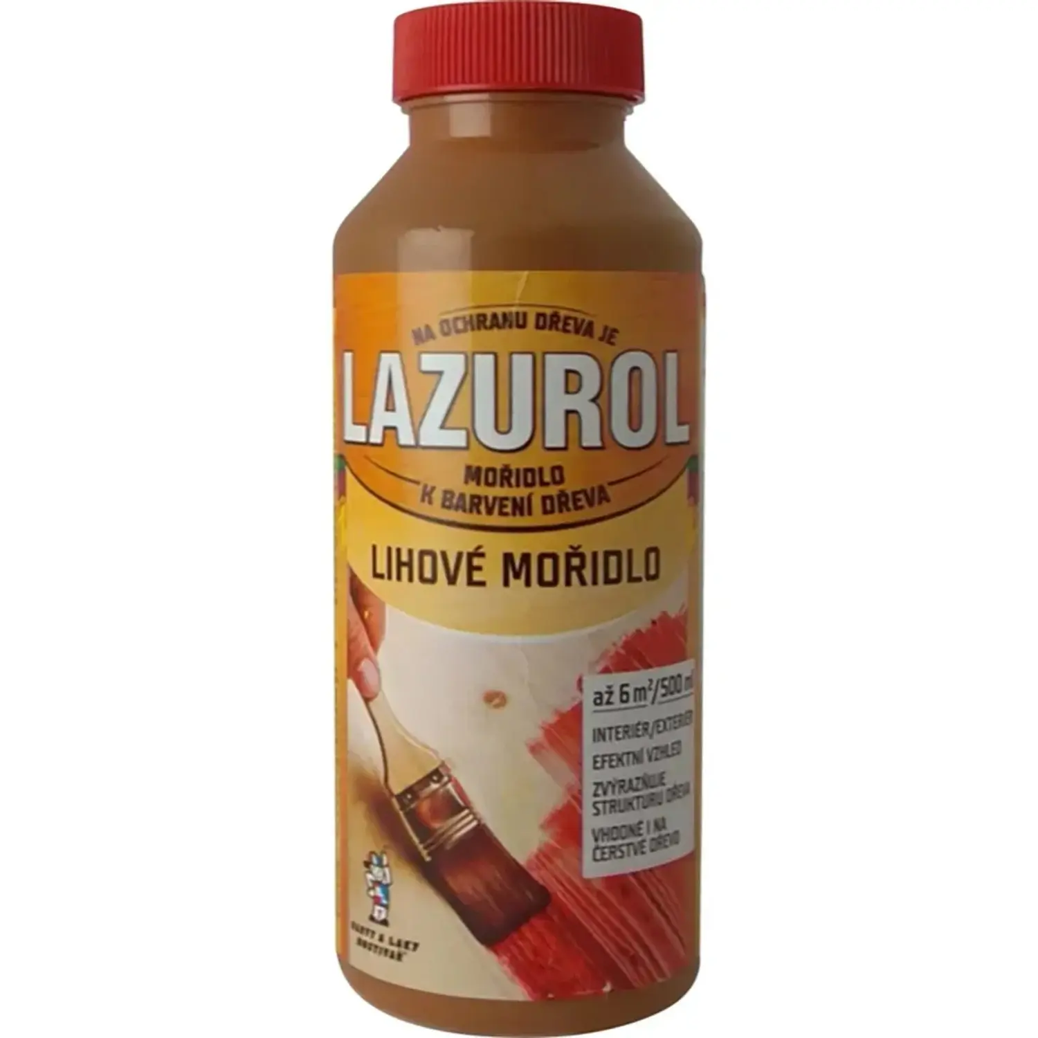 Lazurol Lihové mořidlo hněď tmavá 500 ml