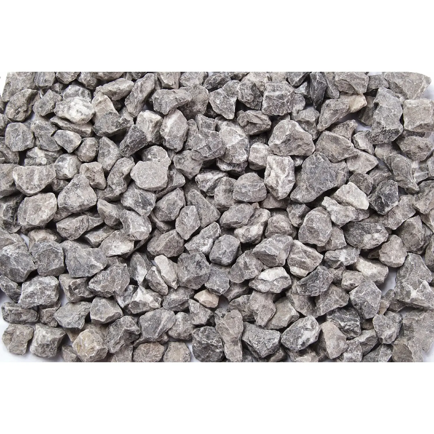 Mramorová drť šedobílá 16-25 mm 25 kg PE pytel