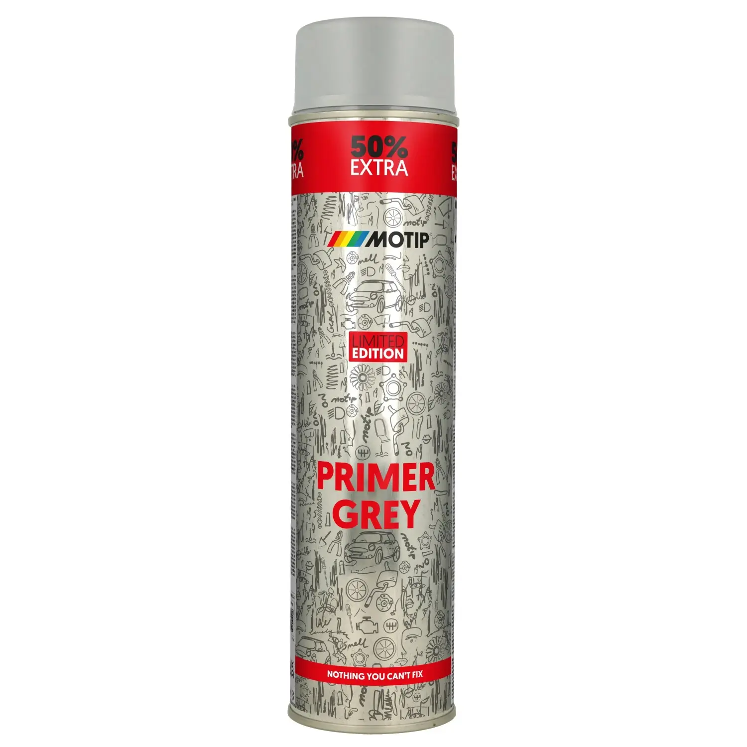Motip Základový lak ve spreji M Rallye 600 ml, šedý