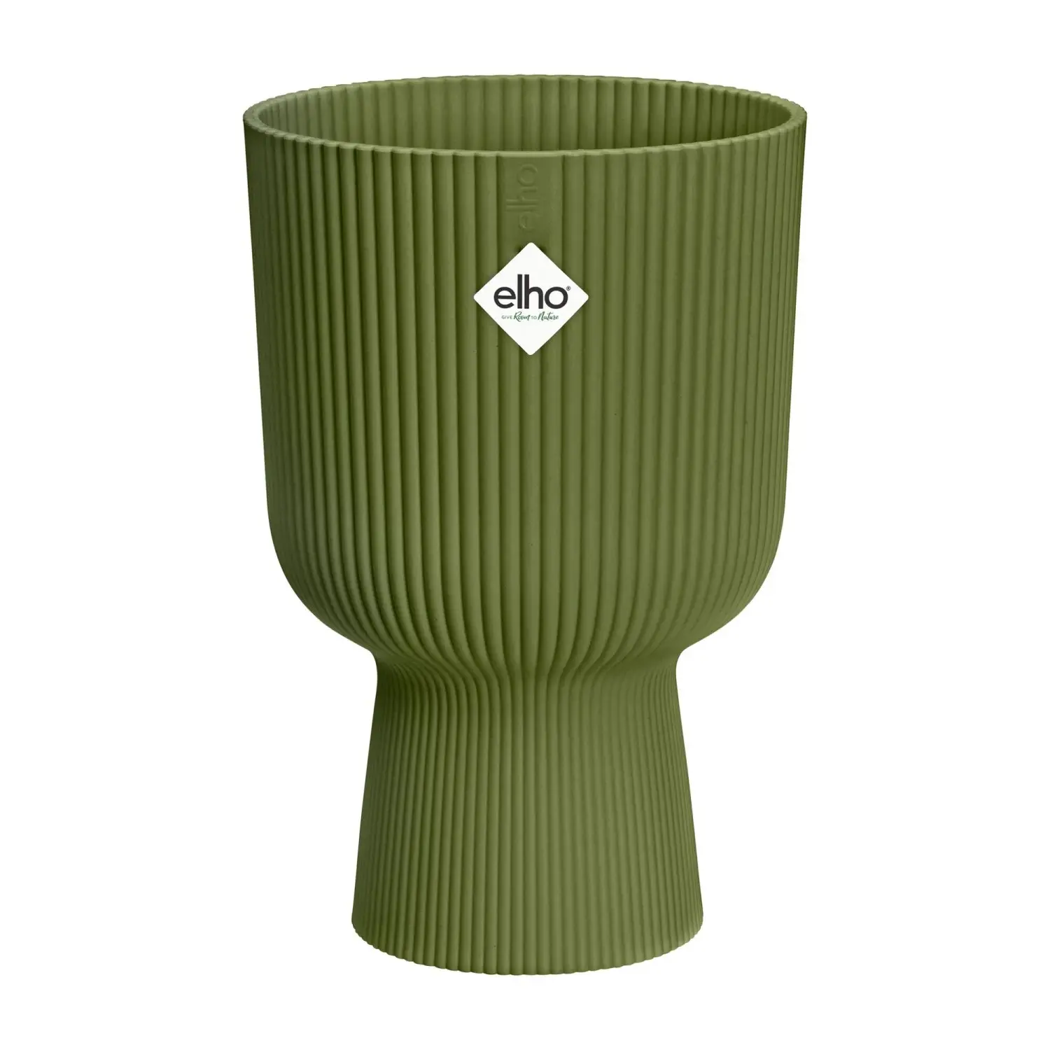 elho Květináč Vibes Fold Coupe kapradinová zelená pr. 14 x 21 cm