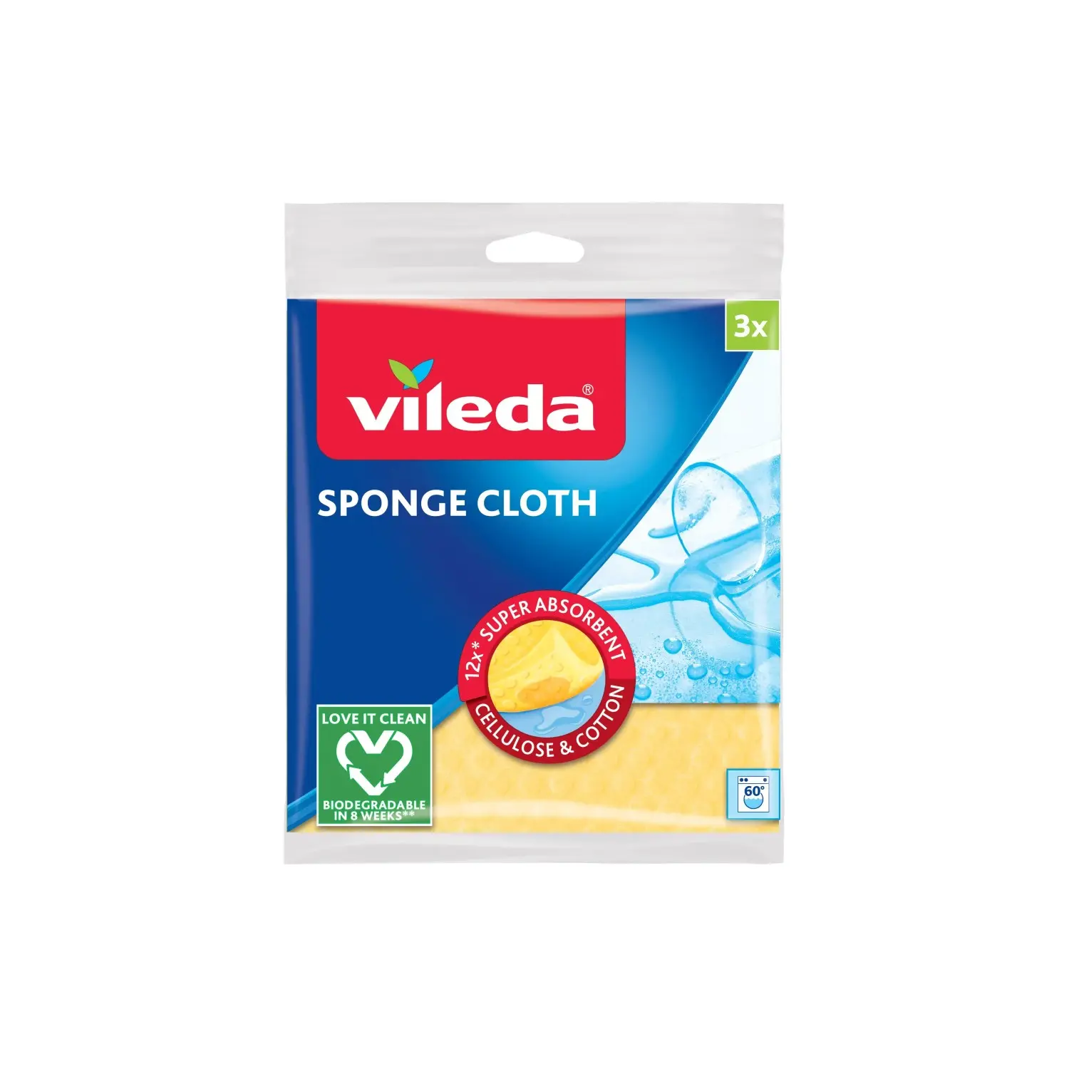 Vileda Houbový hadřík, 3 ks