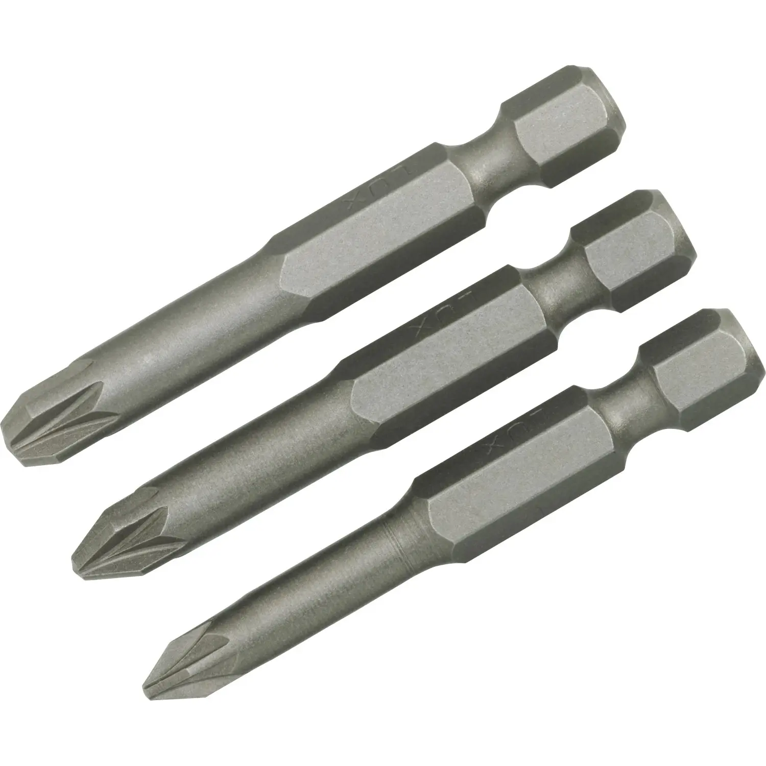 LUX-TOOLS Sada bitů pro šrouby PZ Classic, 3dílná