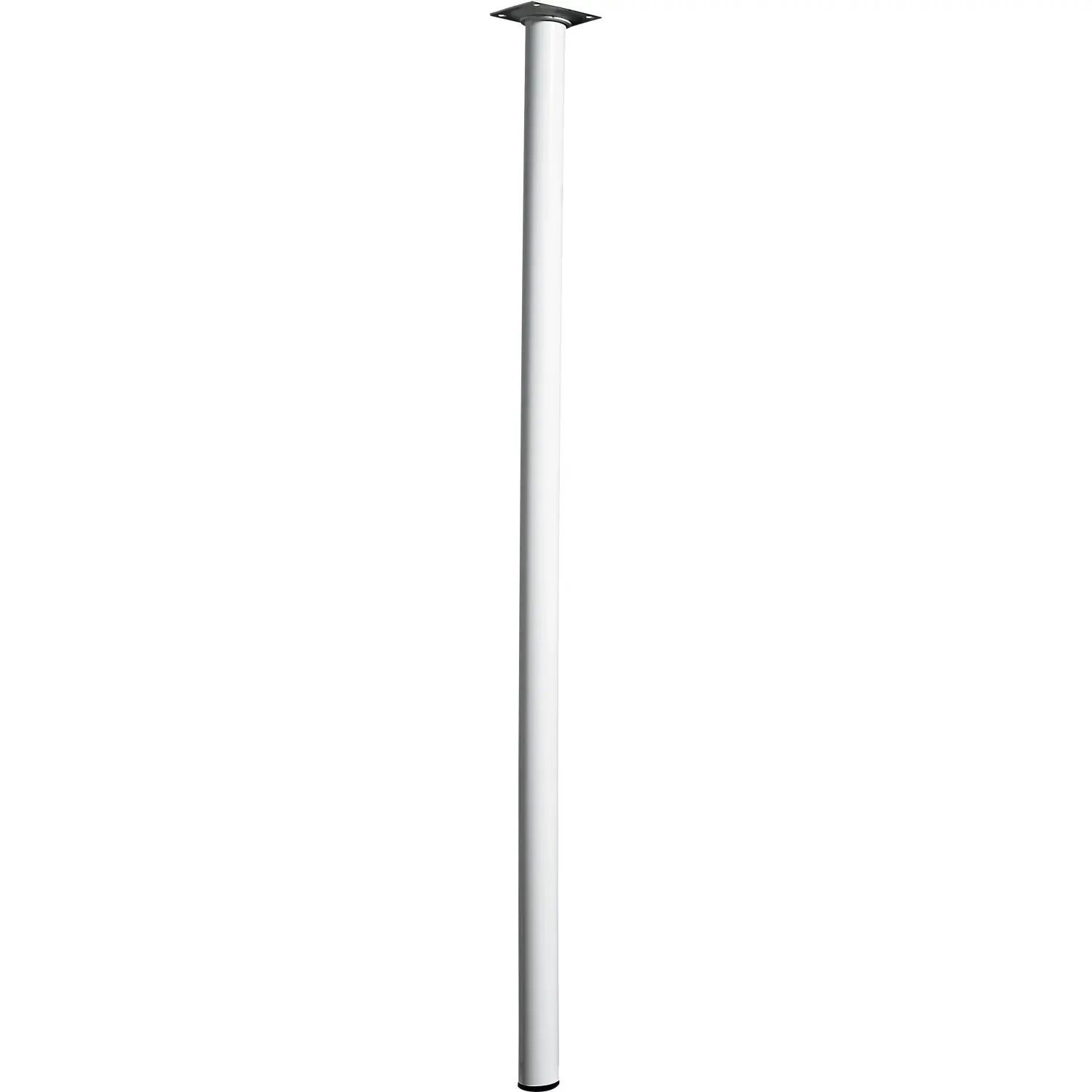 Hettich Nábytková noha kulatá, bílá, pr. 30 x 800 mm