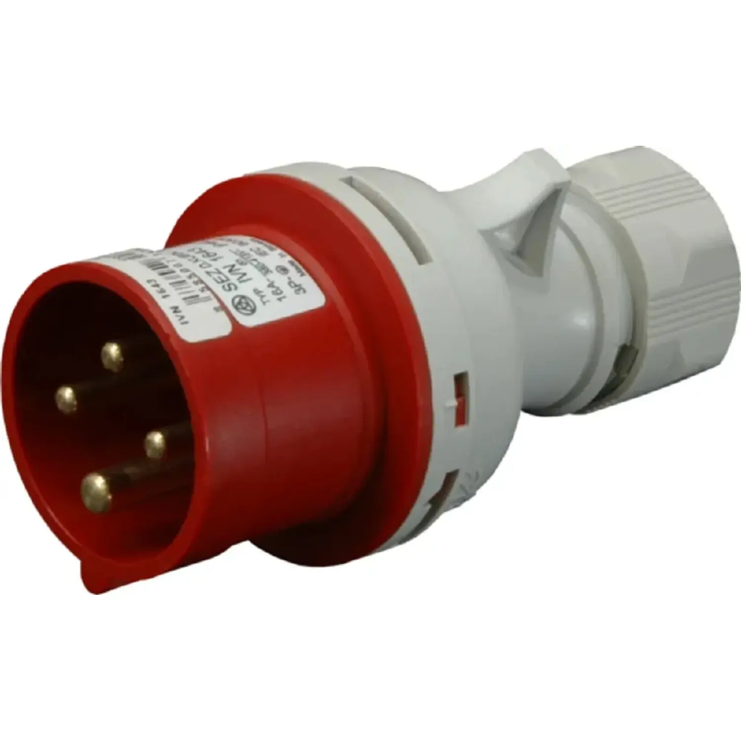 SEZ Vidlice průmyslová 400V, 16A, 4-pól, IP44