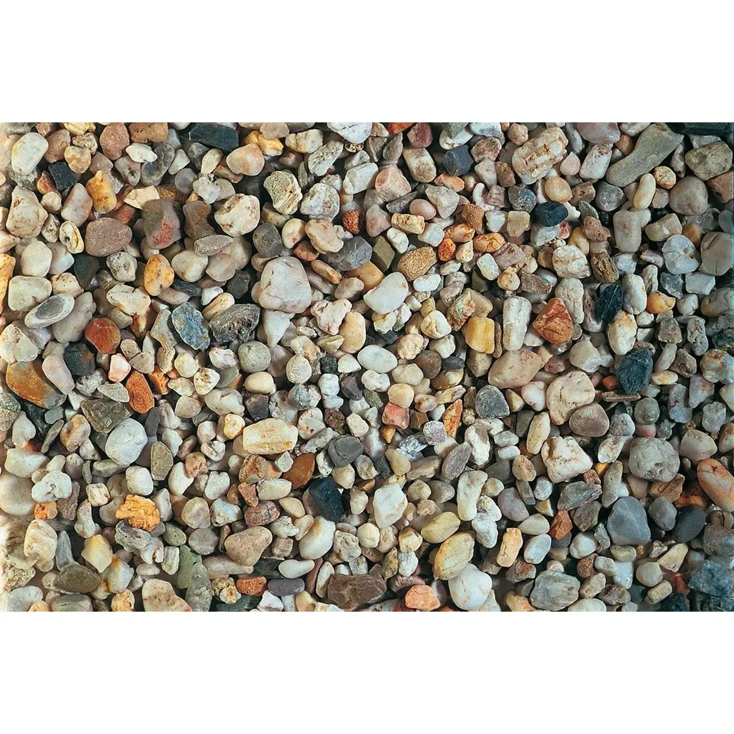 WECO Křemenný štěrk světlý, vícebarevný, 4-8 mm, 15 kg/pytel