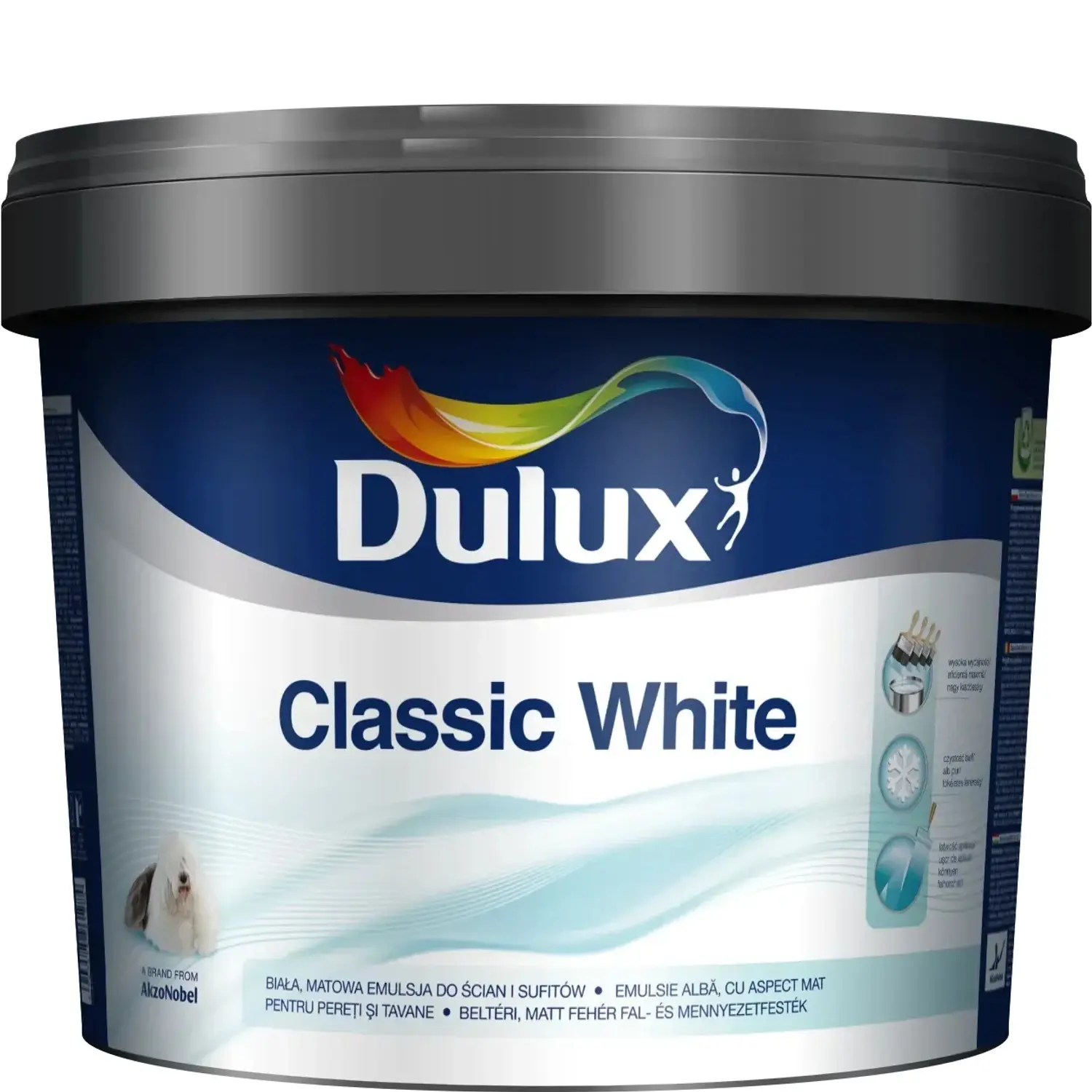 Dulux Interiérová emulzní barva Classic White 5 l