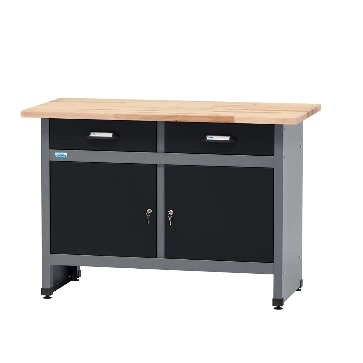 Küpper Odkládací stolek 12059, 2 dvířka/2 zásuvky (12 cm) 84 x 120 x 60 cm