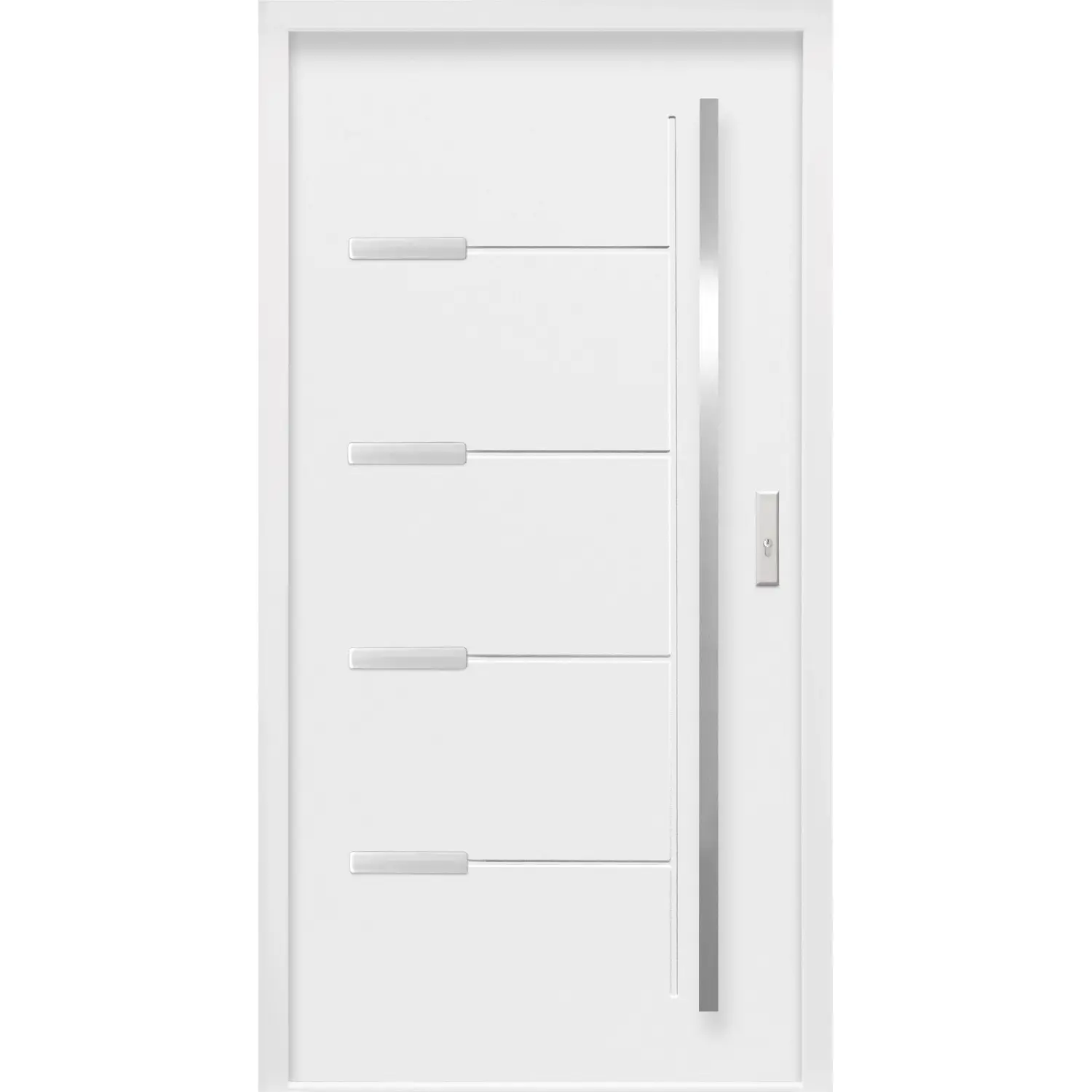 SPLENDOOR Vchodové dveře ThermoSpace OSLO PRIME bílá 100 L