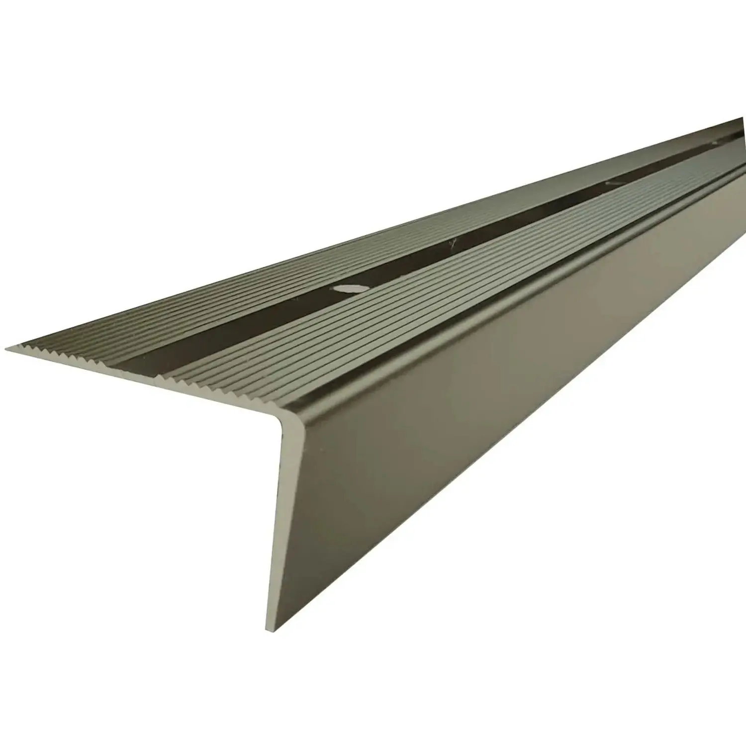 Arcansas Schodová lišta hliníková eloxovaná bronzová 6 x 25 x 2000 mm