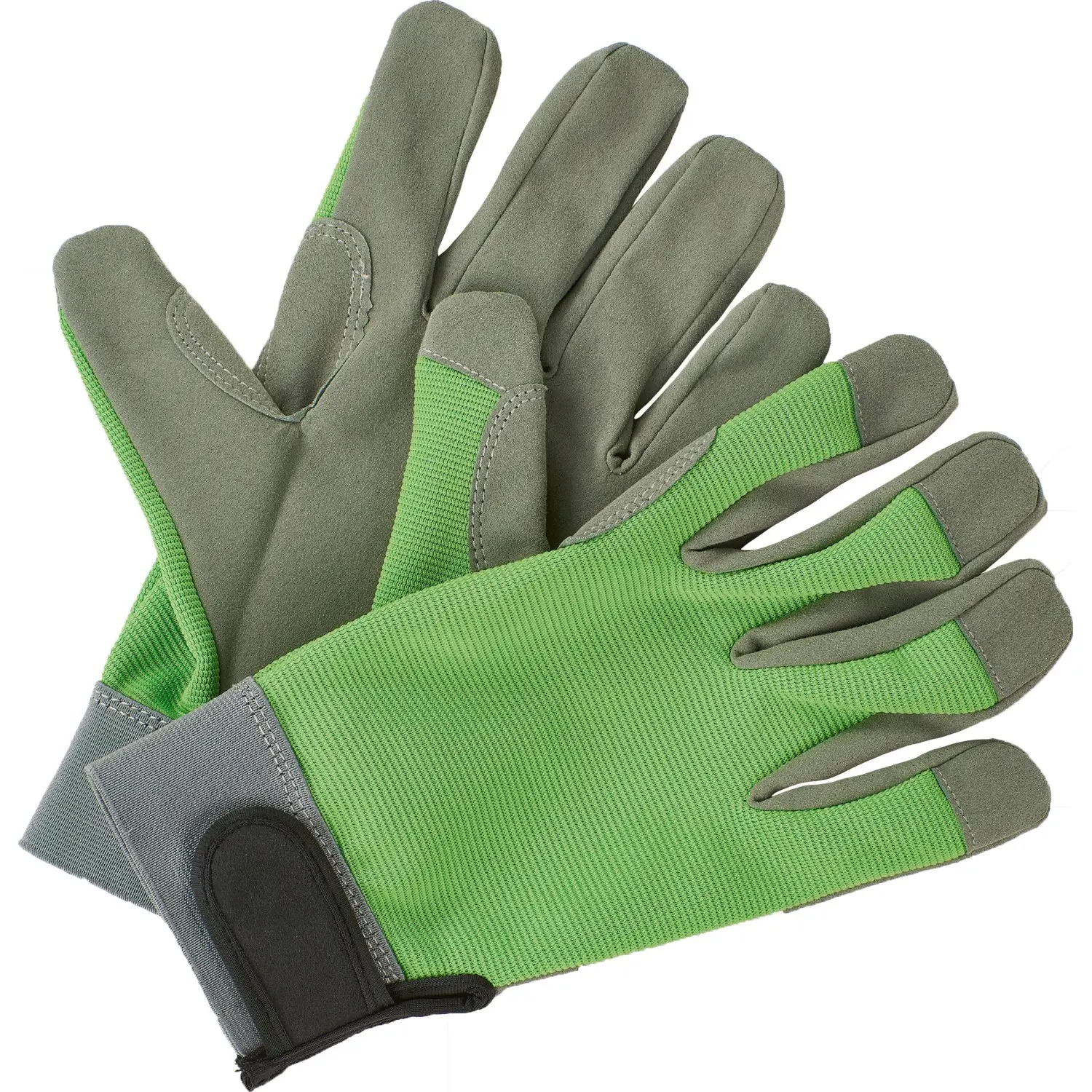 LUX-TOOLS Zahradní rukavice zeleno-šedá, vel. 8