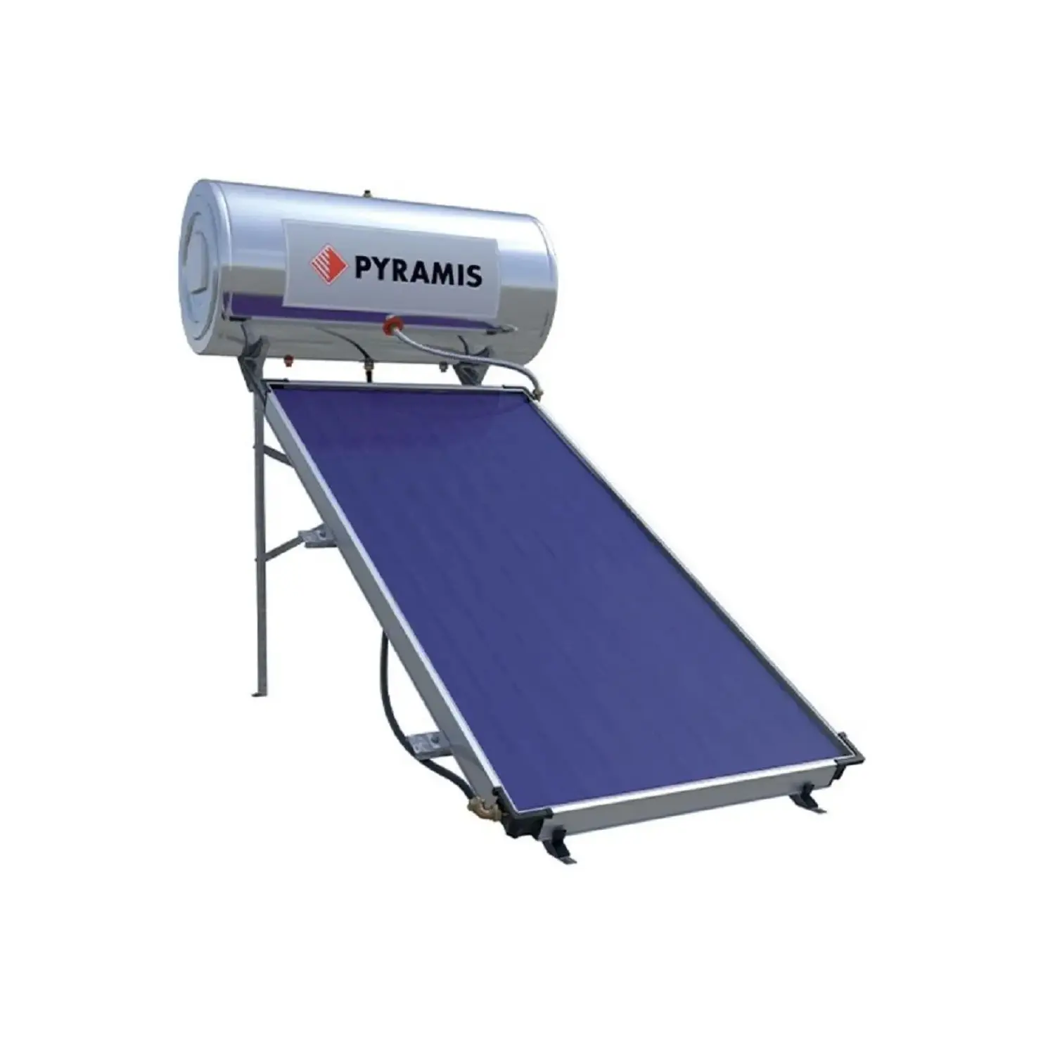 PYRAMIS Solární ohřívač vody 160 l, 1 x 2,3 m2