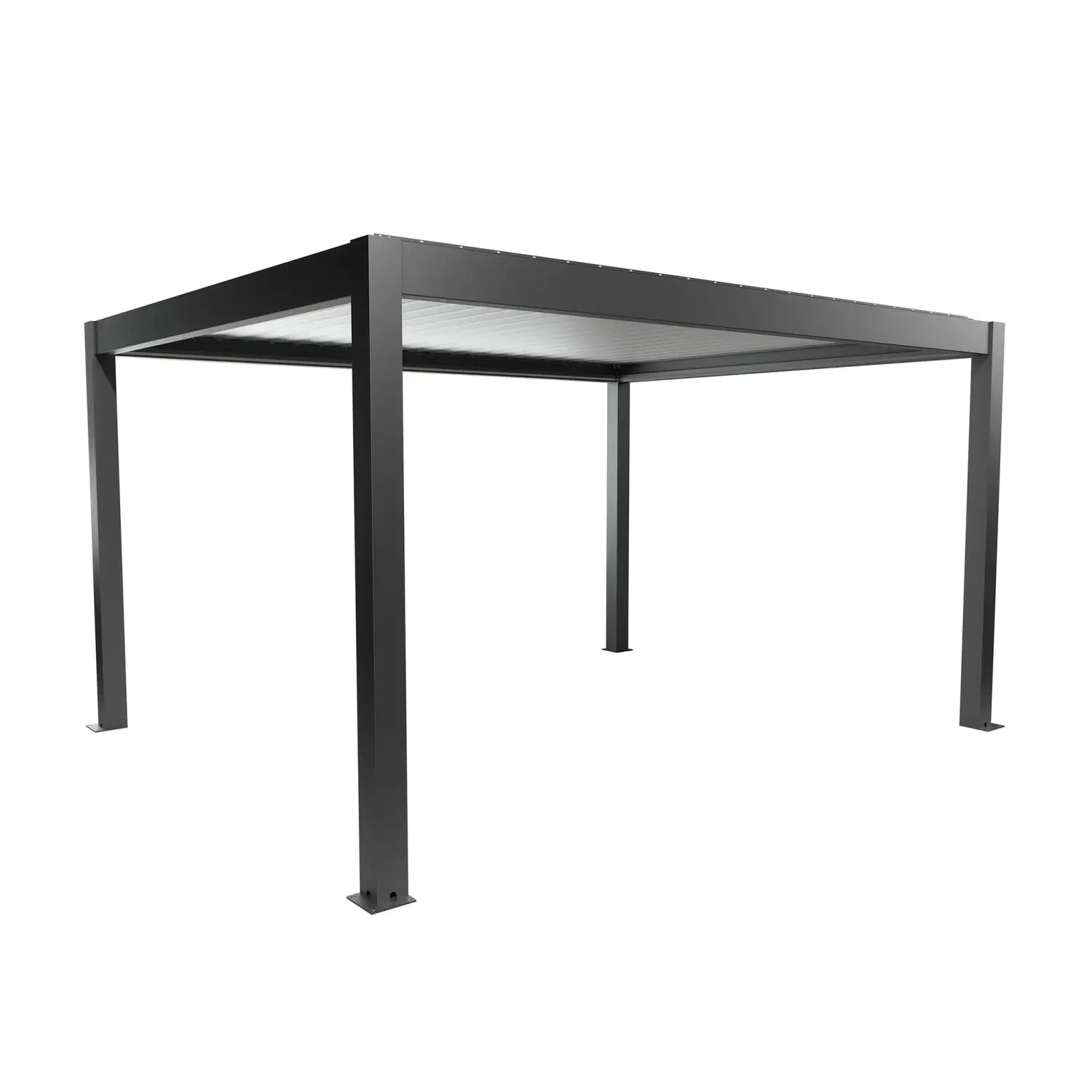 Biohort Pergola 4,5 x 3,5 tmavě šedá/stříbrná 460 x 367,5 cm