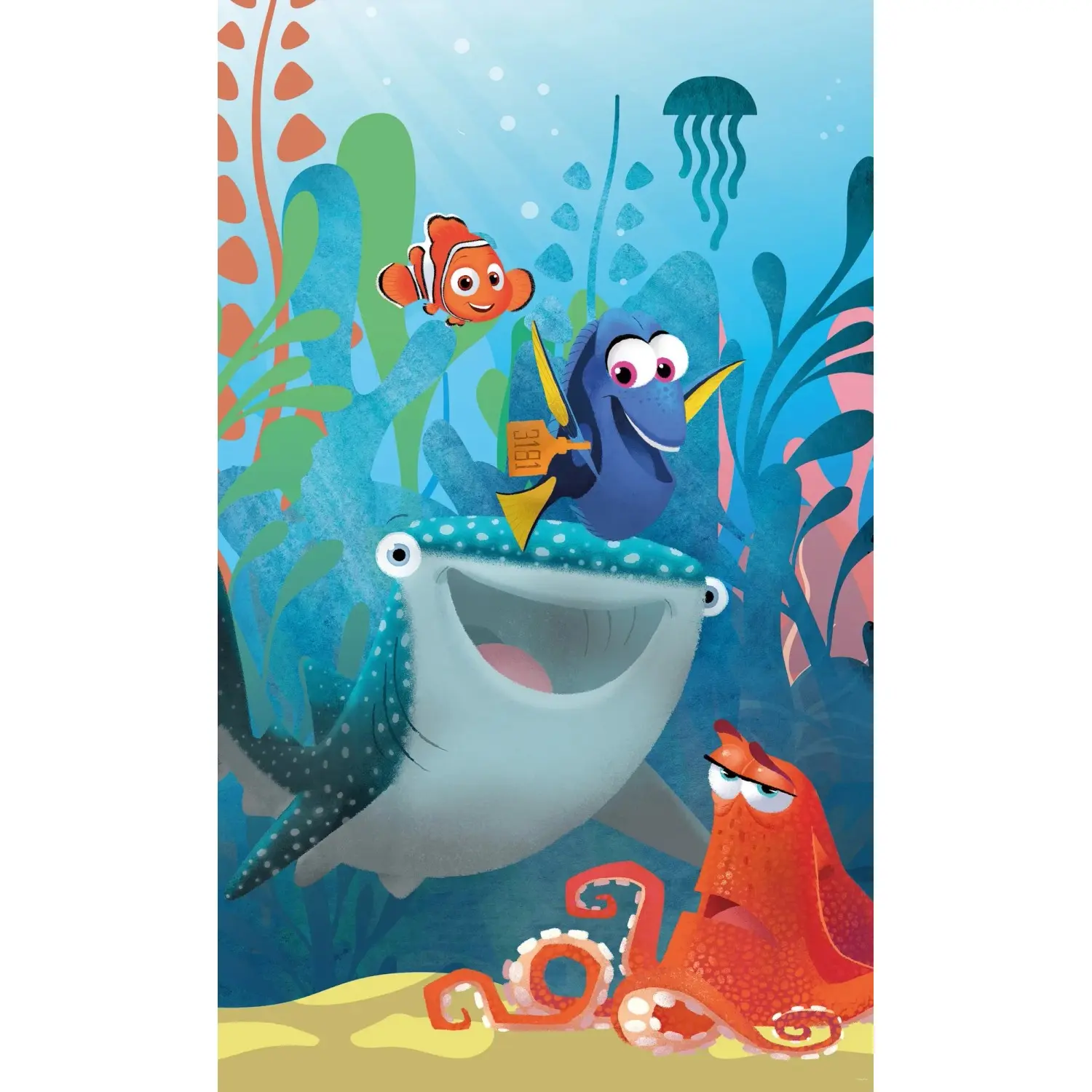 Komar Vliesová fototapeta Finding Dory Aquarell 150 x 250 cm
