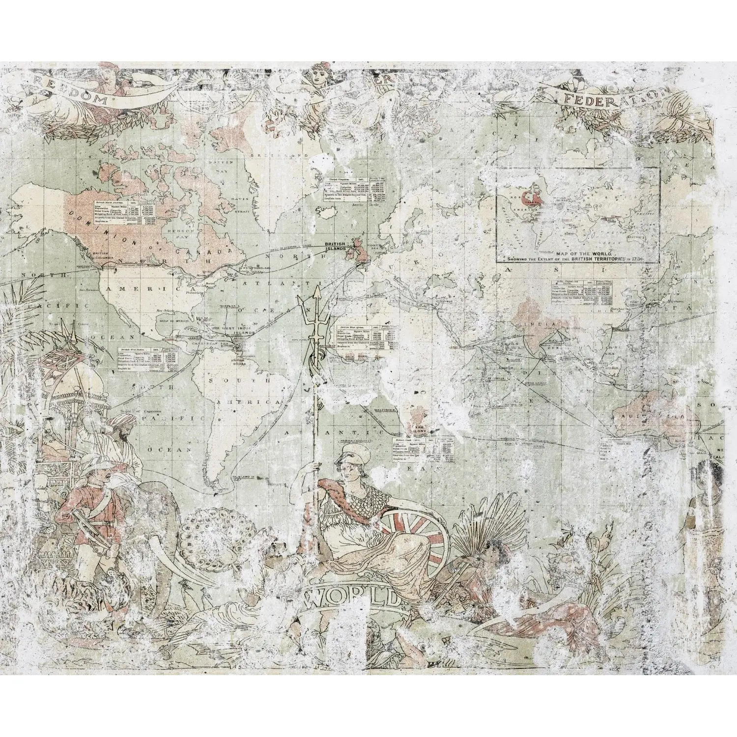 Komar Vliesová fototapeta British Empire 300 x 250 cm