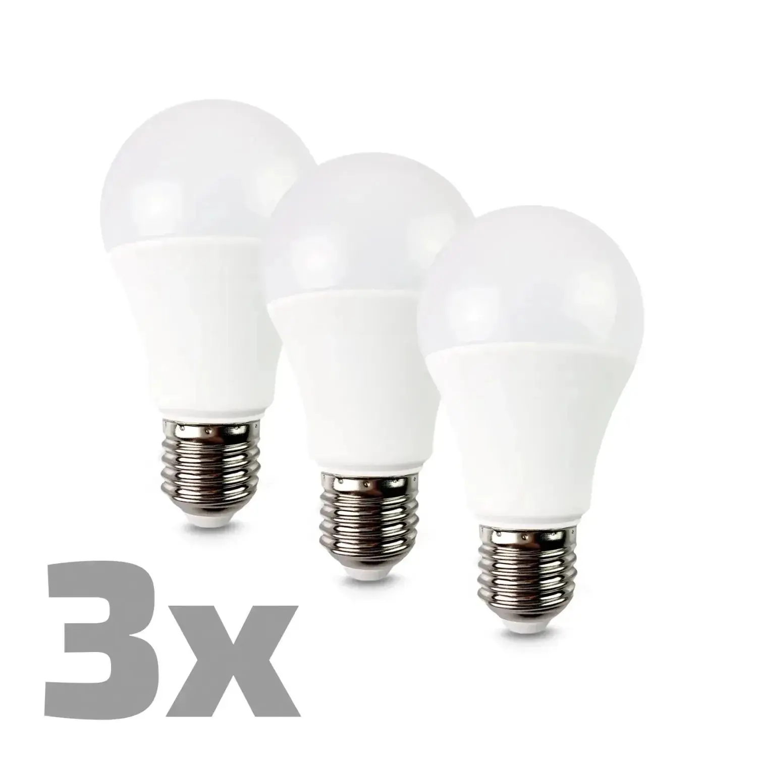 EURAKLES LED žárovka E27, 15W, 1521lm, 3000K, 3 ks
