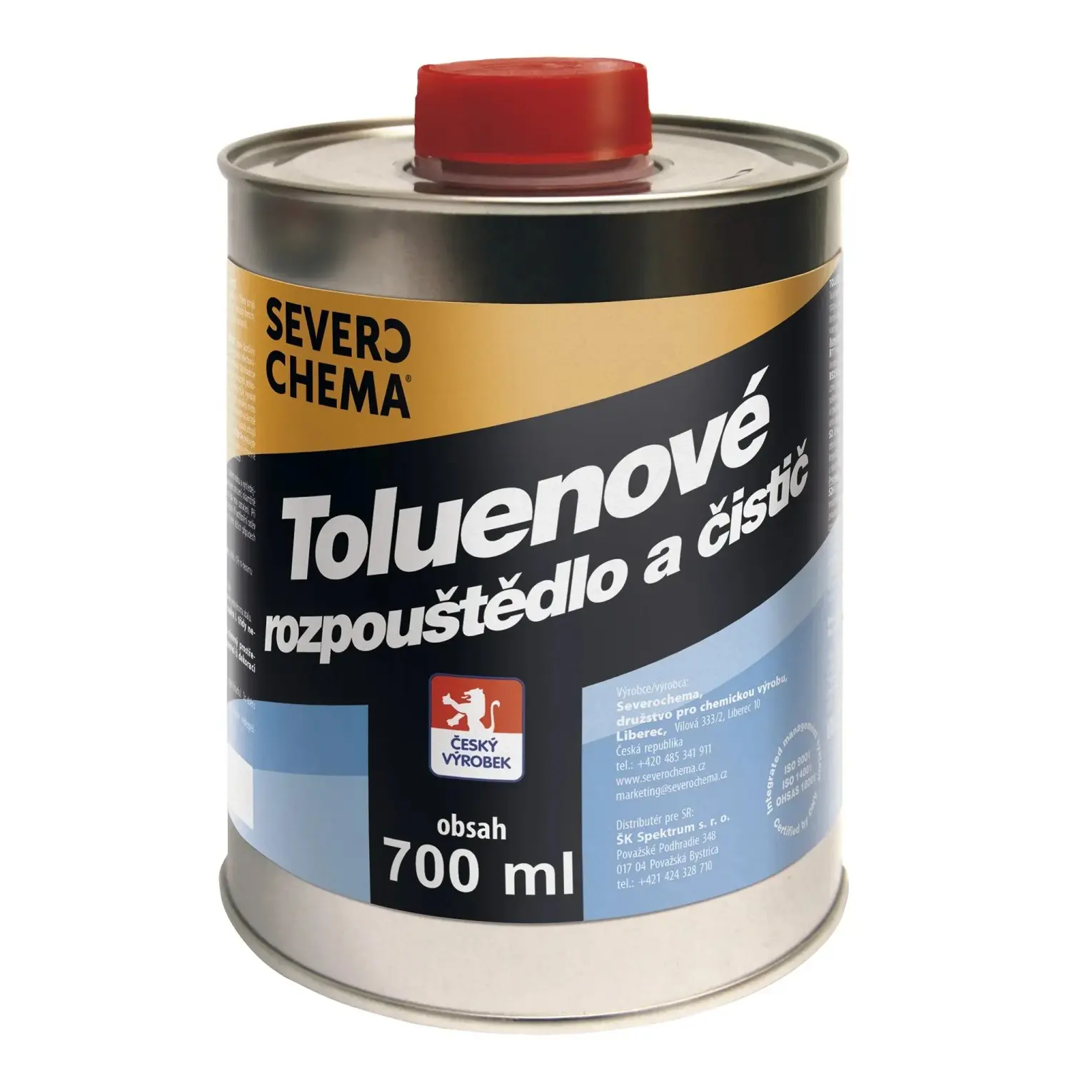 Severochema Toluenové rozpouštědlo a čistič 700 ml