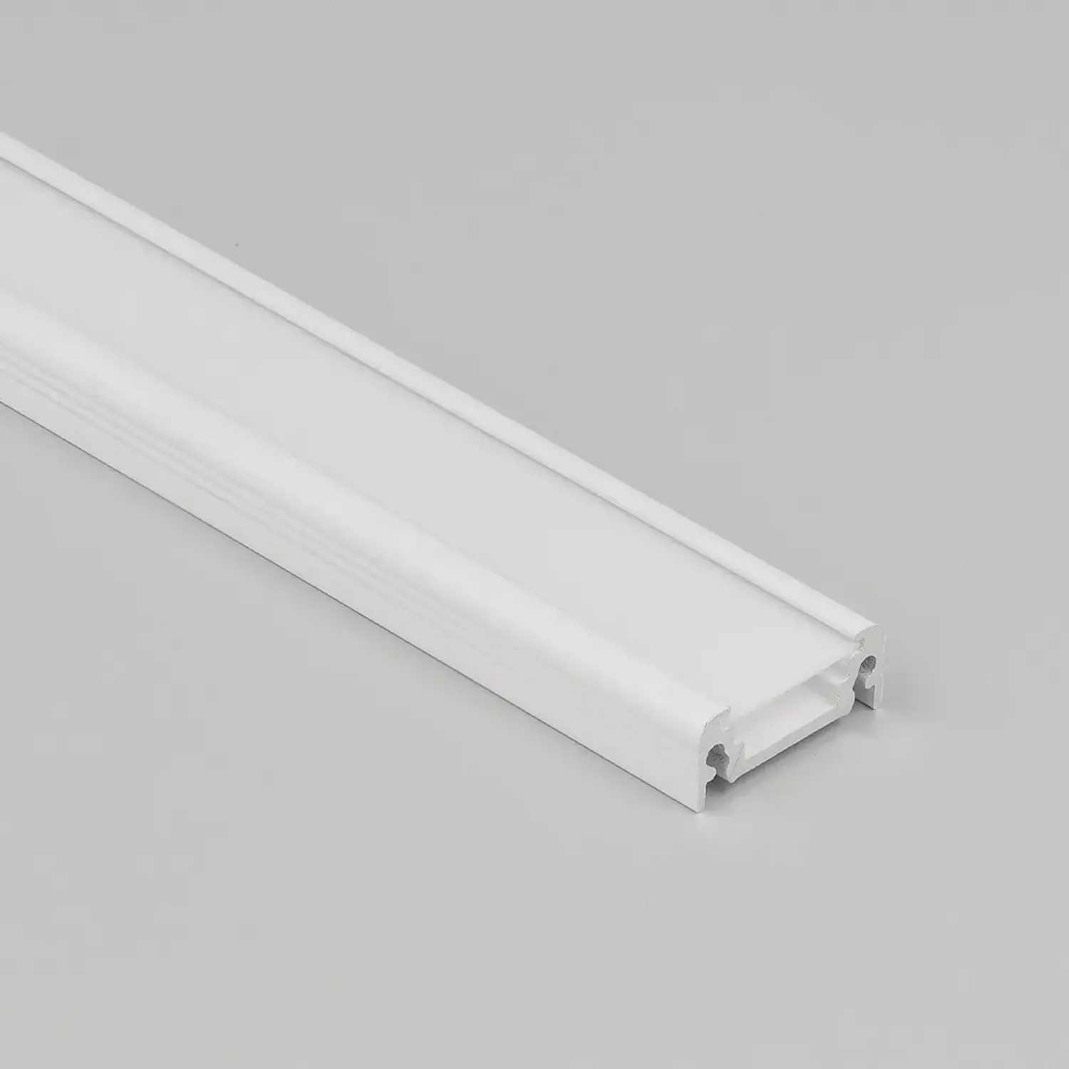 Přisazený hliníkový profil pro LED pásek, bílá, 2 m