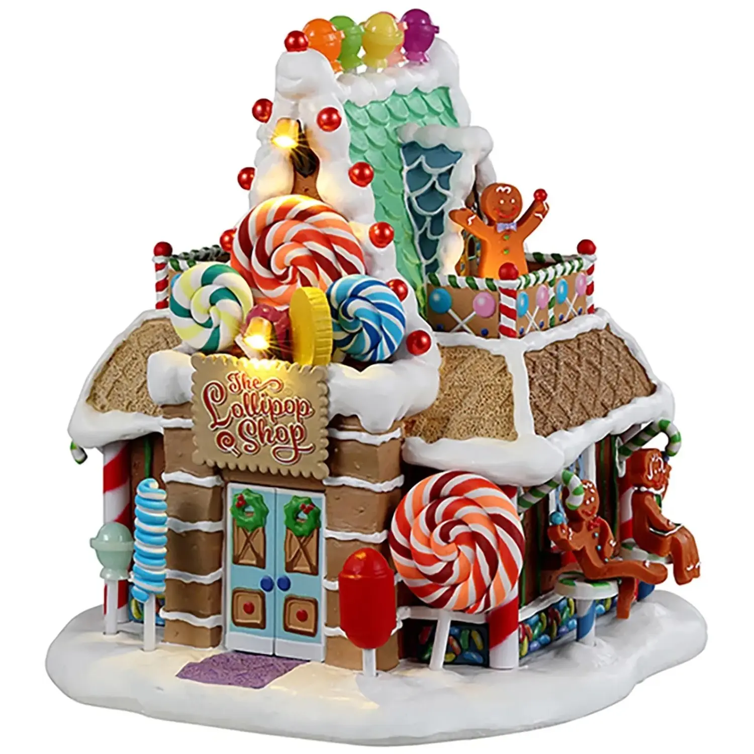Lemax Vánoční dekorace The Lollipop Shop 19 x 17,3 x 16,8 cm