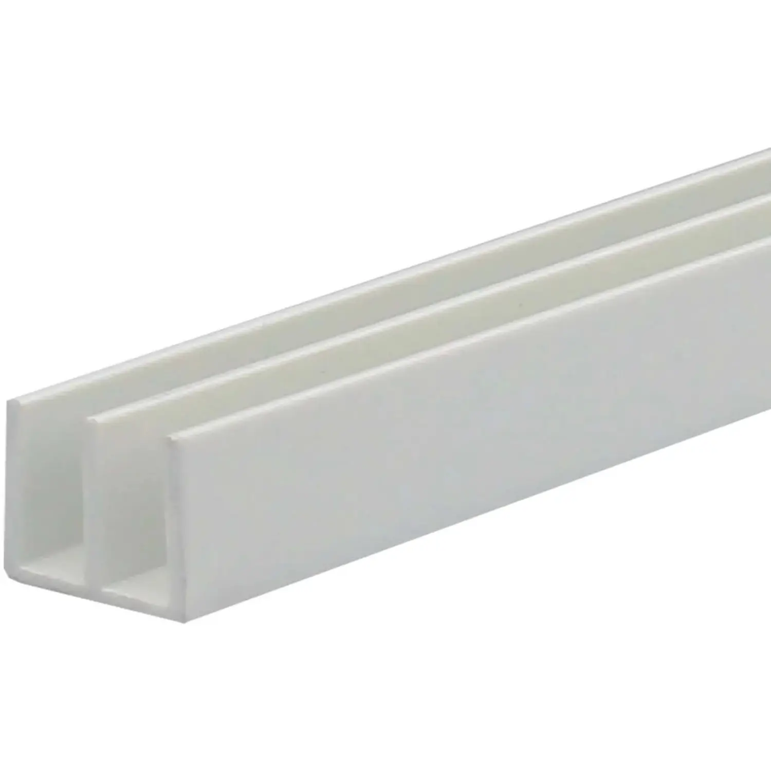 Arcansas Dvojitý U-profil PVC bílý matný 16 x 10 x 1000 mm