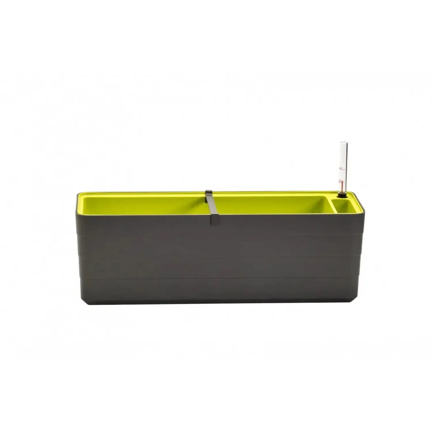 Plastia Samozavlažovací truhlík Berberis antracit + zelená 19,7 x 59 x 19,5 cm