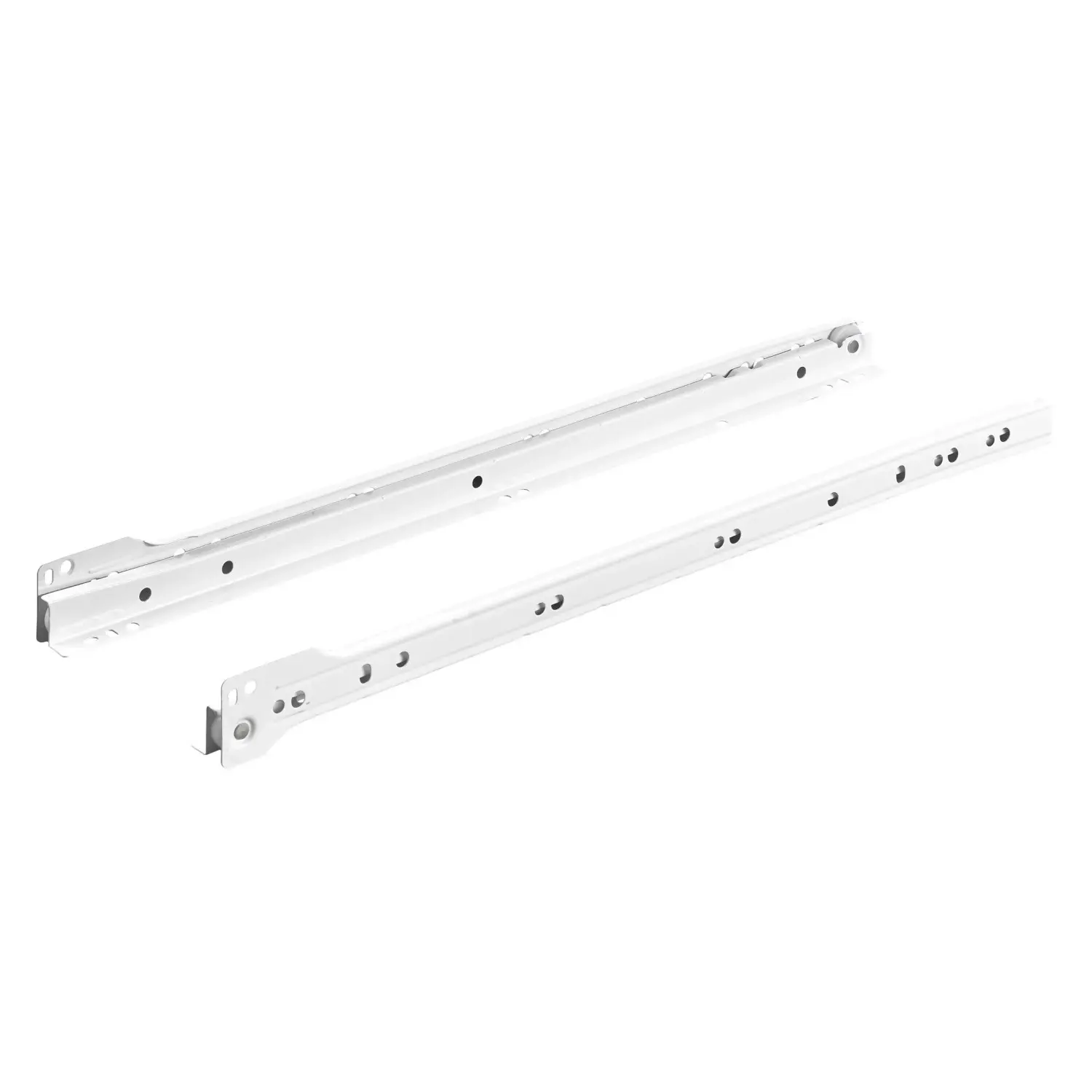 Hettich Částečný rolničkový výsuv FR 302, 12 kg, bílá, 450 mm