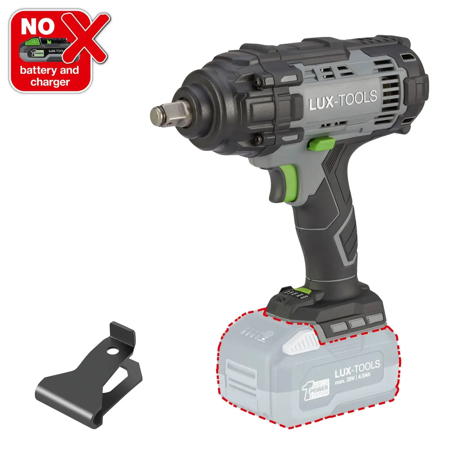 LUX-TOOLS 1 PowerSystem Aku rázový utahovák A-SSR-20 Solo