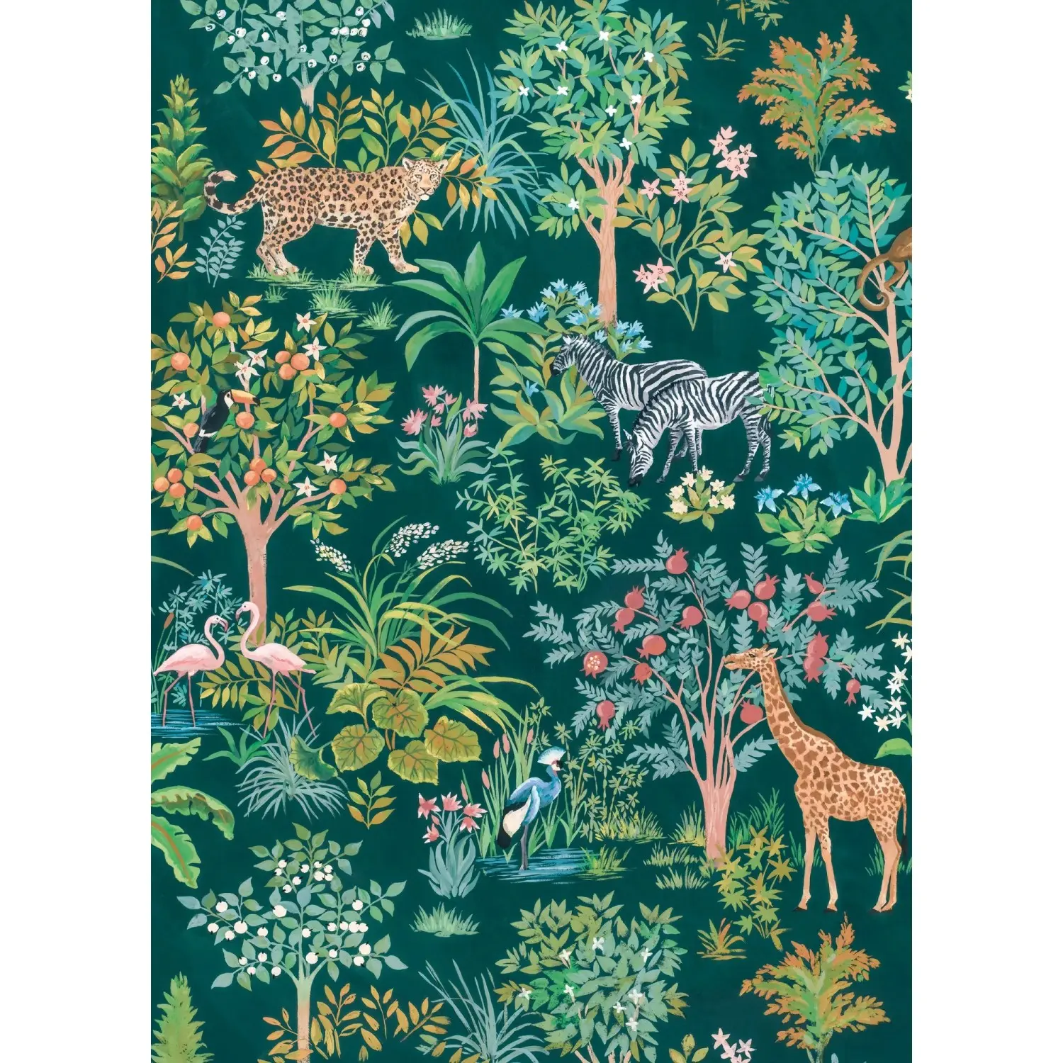 Komar Vliesová fototapeta Happy Jungle 200 x 280 cm
