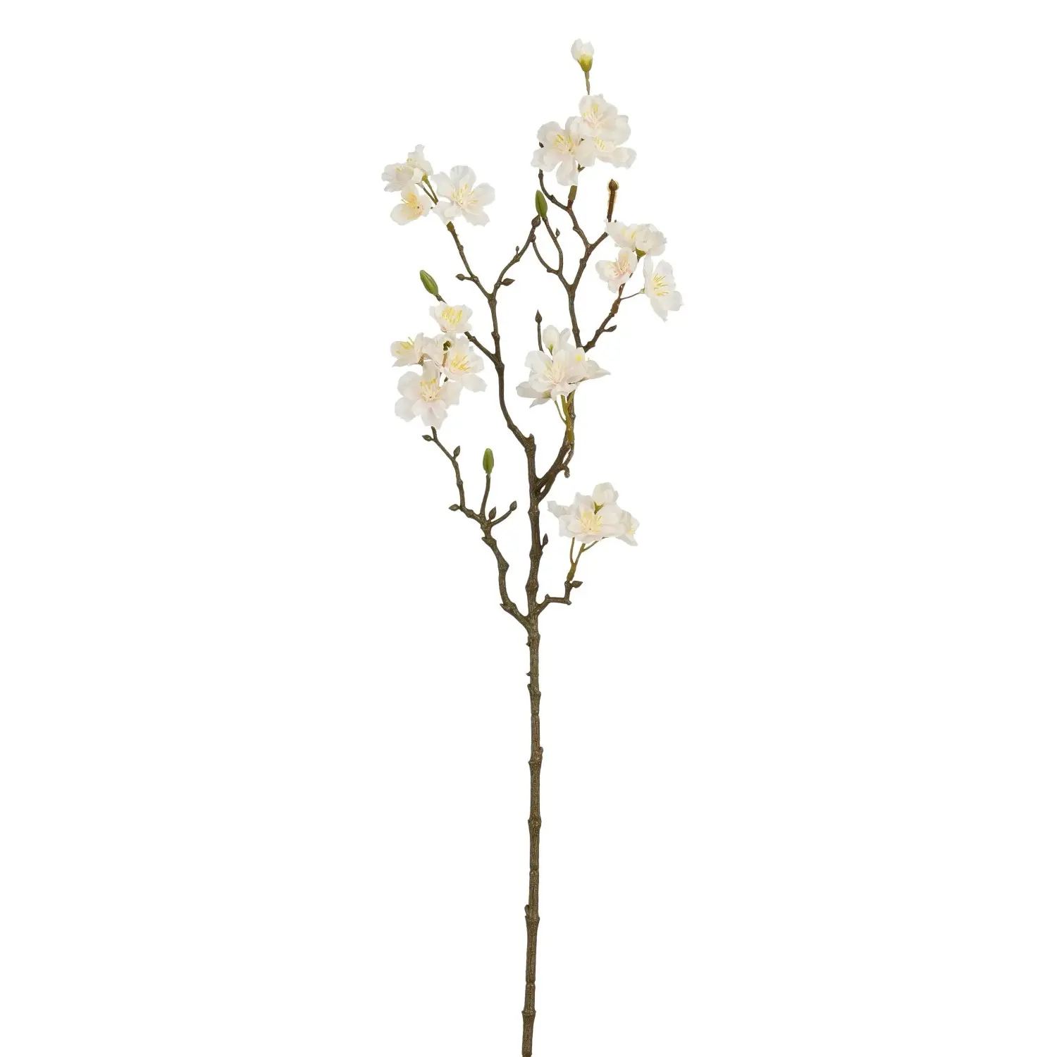 Mica Umělá květina třešňový květ krémový 69 cm