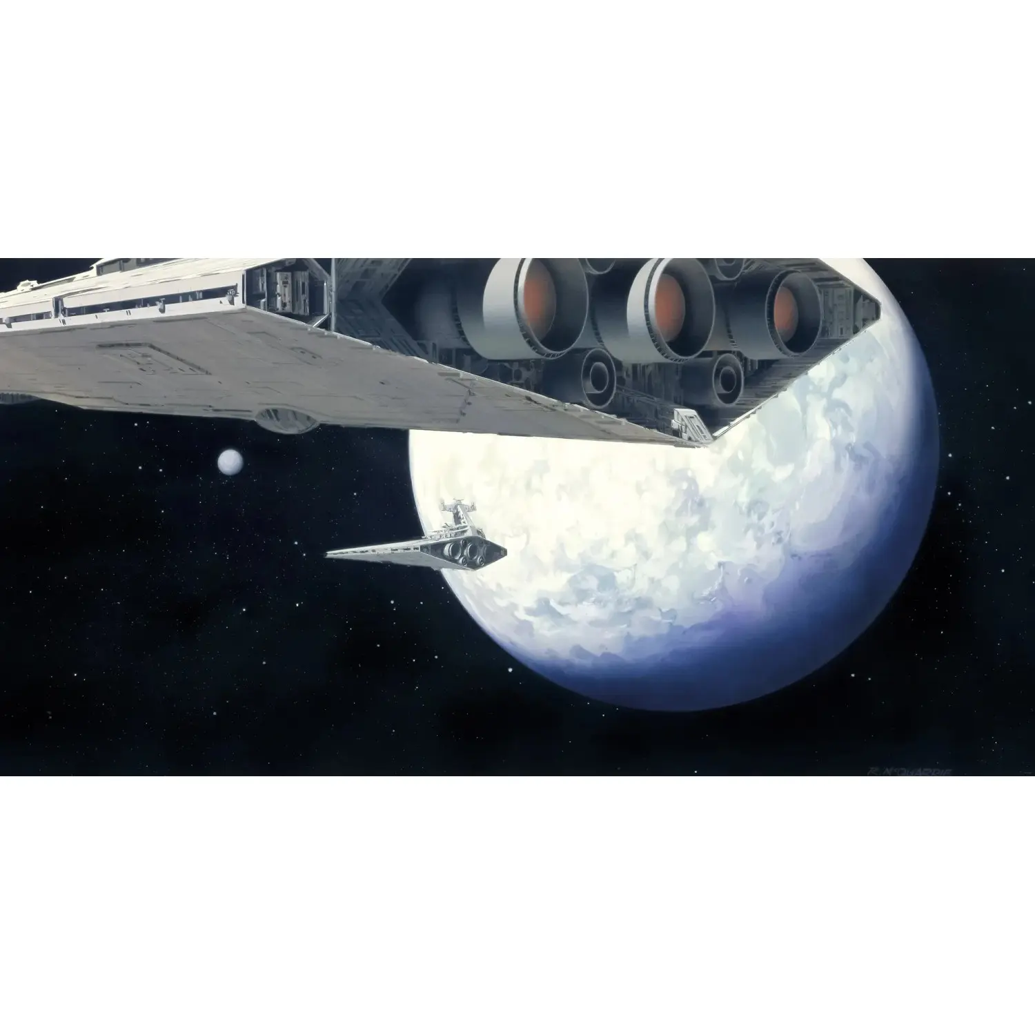 Komar Vliesová fototapeta Star Wars Classic RMQ Stardestroyer 500 x 250 cm